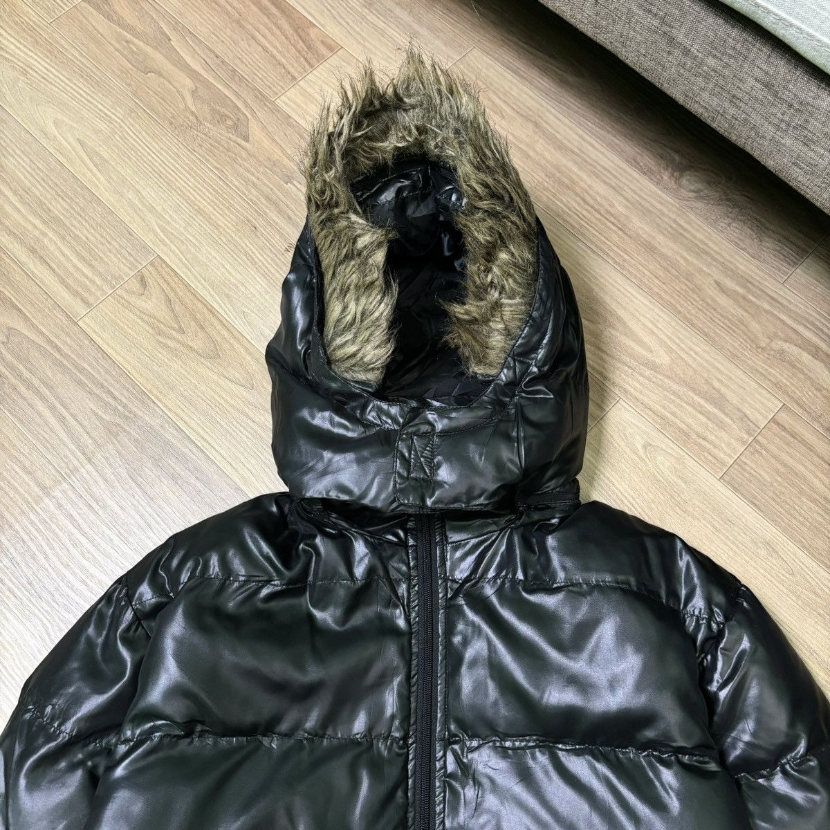 14th Addiction × If Six Was Nine × Le Grande Bleu (L.G.B.) Fur jacket winter down puffer IfSixWasNine LGB Style Size US M / EU 48-50 / 2 - 6 Thumbnail
