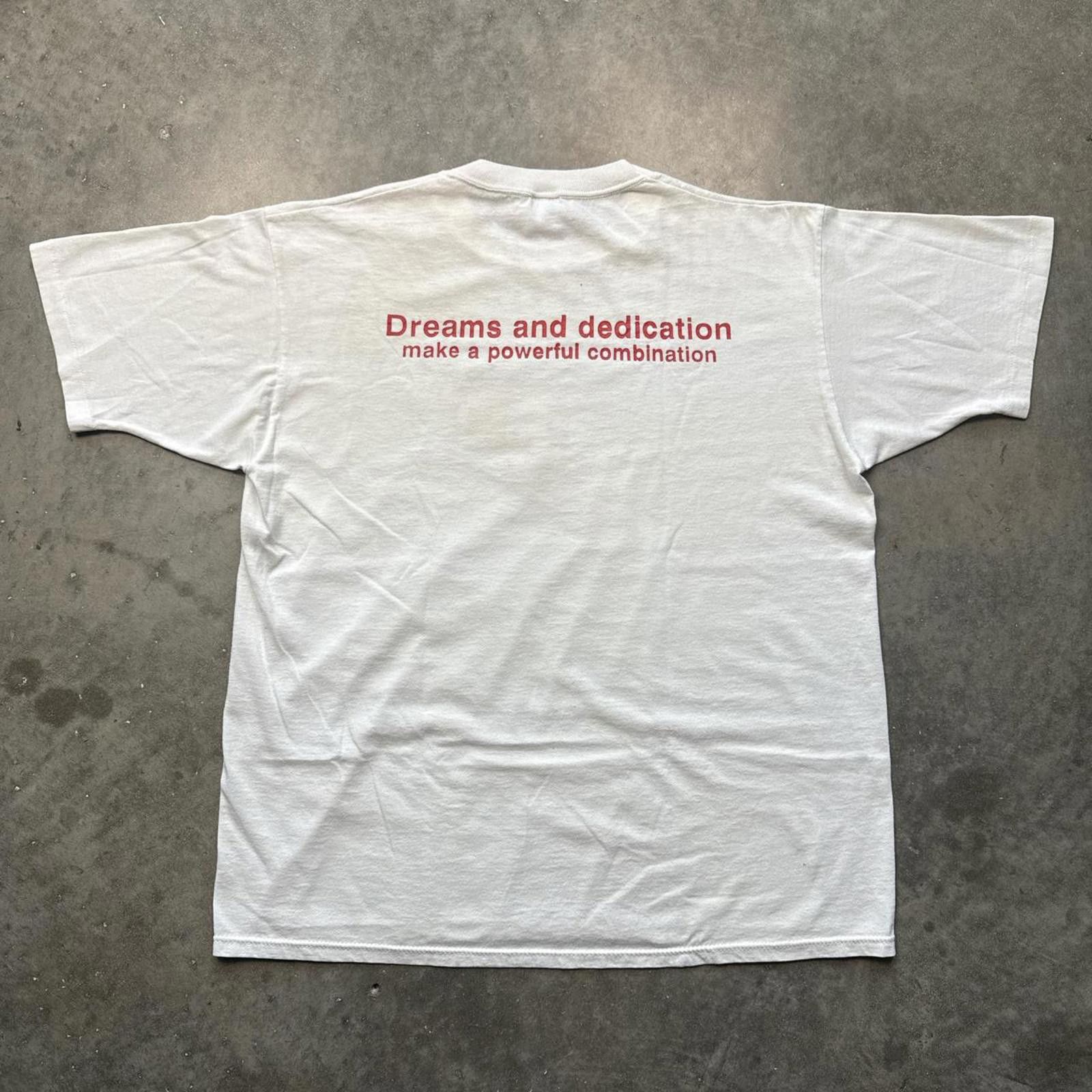 Other Dreams & Dedication Make A Powerful Combination 90's T-Shirt Size US XL / EU 56 / 4 - 2 Thumbnail