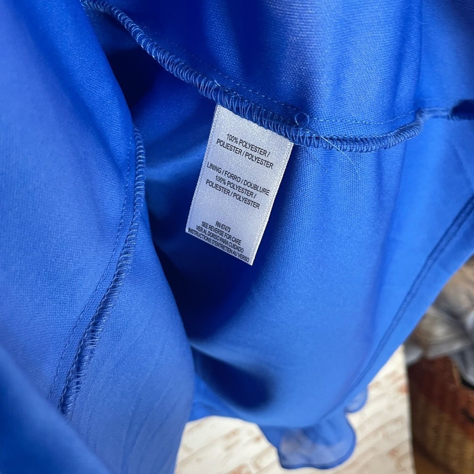 & Other Stories Taylor Blue Crepe Mini Dress Sz16 Size XL / US 12-14 / IT 48-50 - 3 Thumbnail