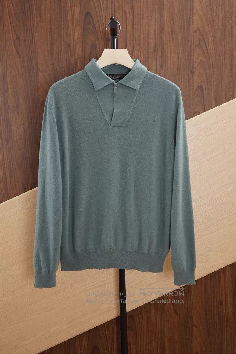 Loro Piana Loro Piana Men's Knitted Polo Size US M / EU 48-50 / 2 - 1 Thumbnail
