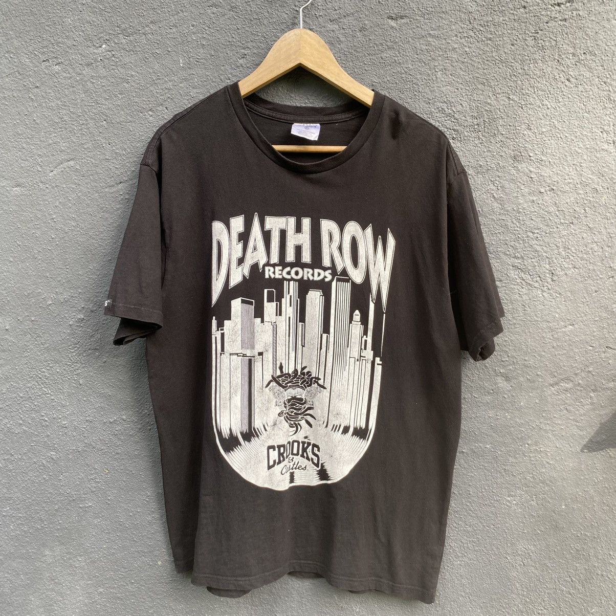 Death Row Records ERD GRUNGE Thrashed Faded Death Row Records Rap Tee Size US L / EU 52-54 / 3 - 1 Thumbnail