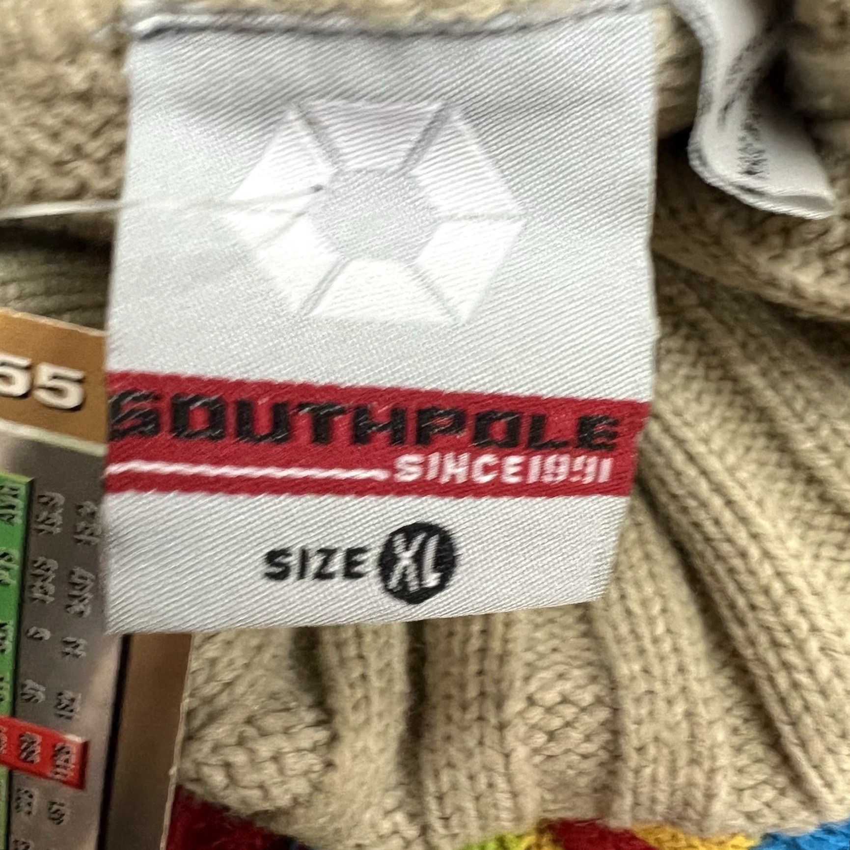 Southpole VINTAGE South Pole Y2K Striped Sweater Mens XL Brown/Orange Casual 90s Pullover Size US XL / EU 56 / 4 - 6 Thumbnail