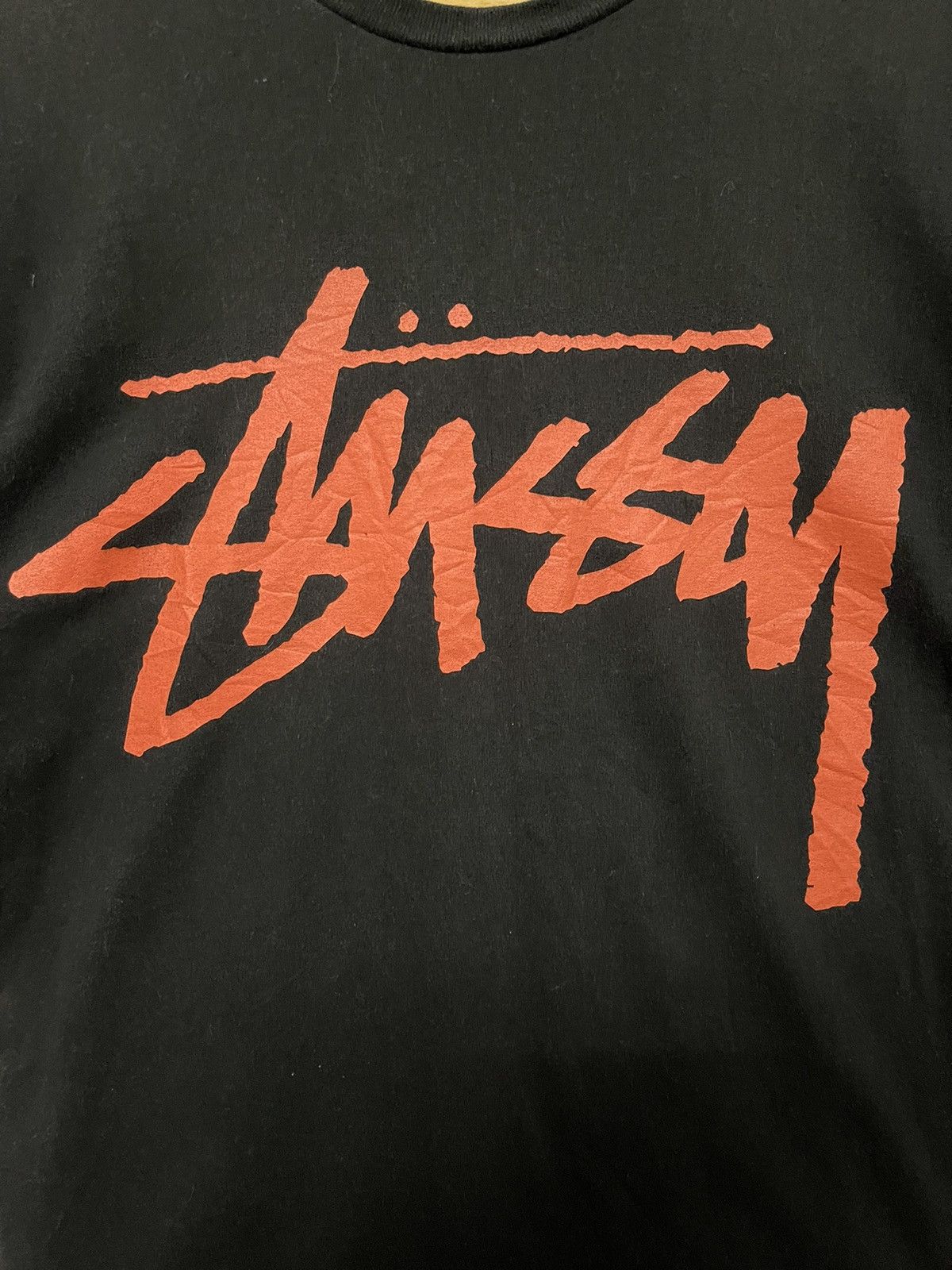 Stussy Stussy Big Logo Spellout T-shirt Black Size US S / EU 44-46 / 1 - 2 Thumbnail
