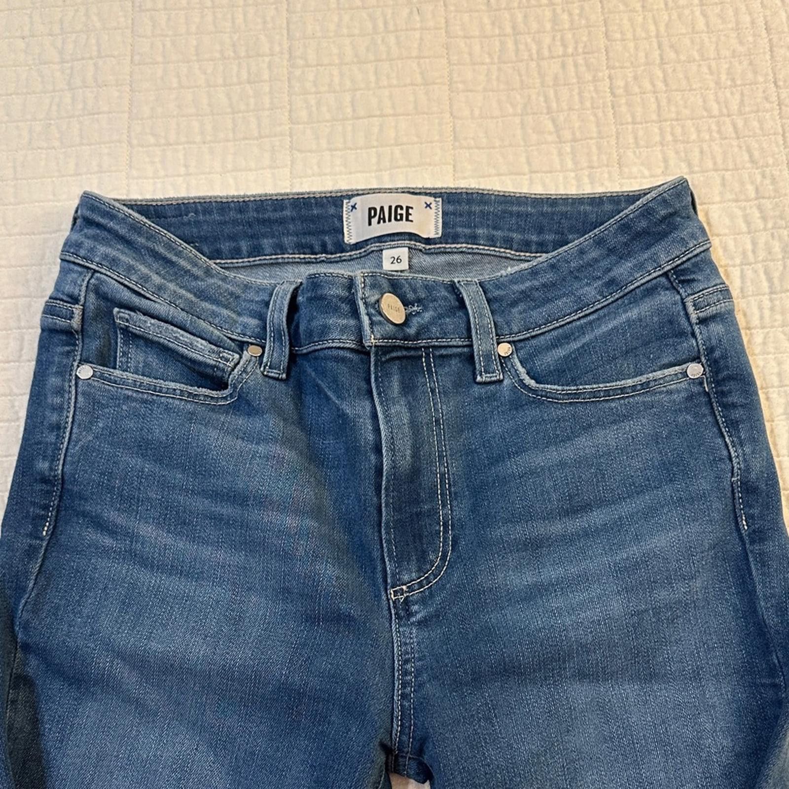 Paige PAIGE Hoxton 26 High Waisted EUC Denim Blue Jeans Size 26" / US 2 / IT 38 - 3 Thumbnail