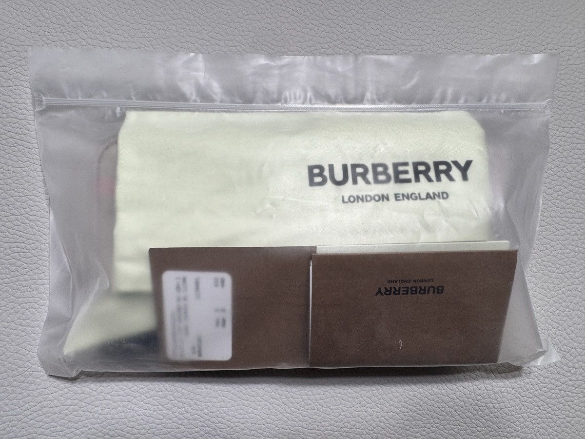Burberry Burberry Large Check Zip Around Leather Wallet Dark Blue Size ONE SIZE - 22 Thumbnail