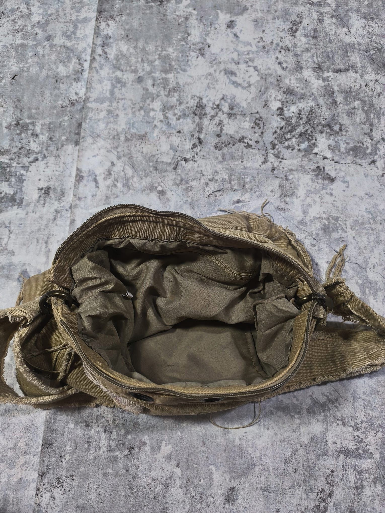 Hysteric Glamour grunge army distressed raf simons style shoulder tote bag Size ONE SIZE - 5 Thumbnail