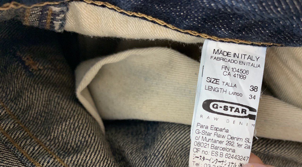 G-Star Gstar & Gstar Raw jeans blue 38 Size US 38 / EU 54 - 11 Thumbnail