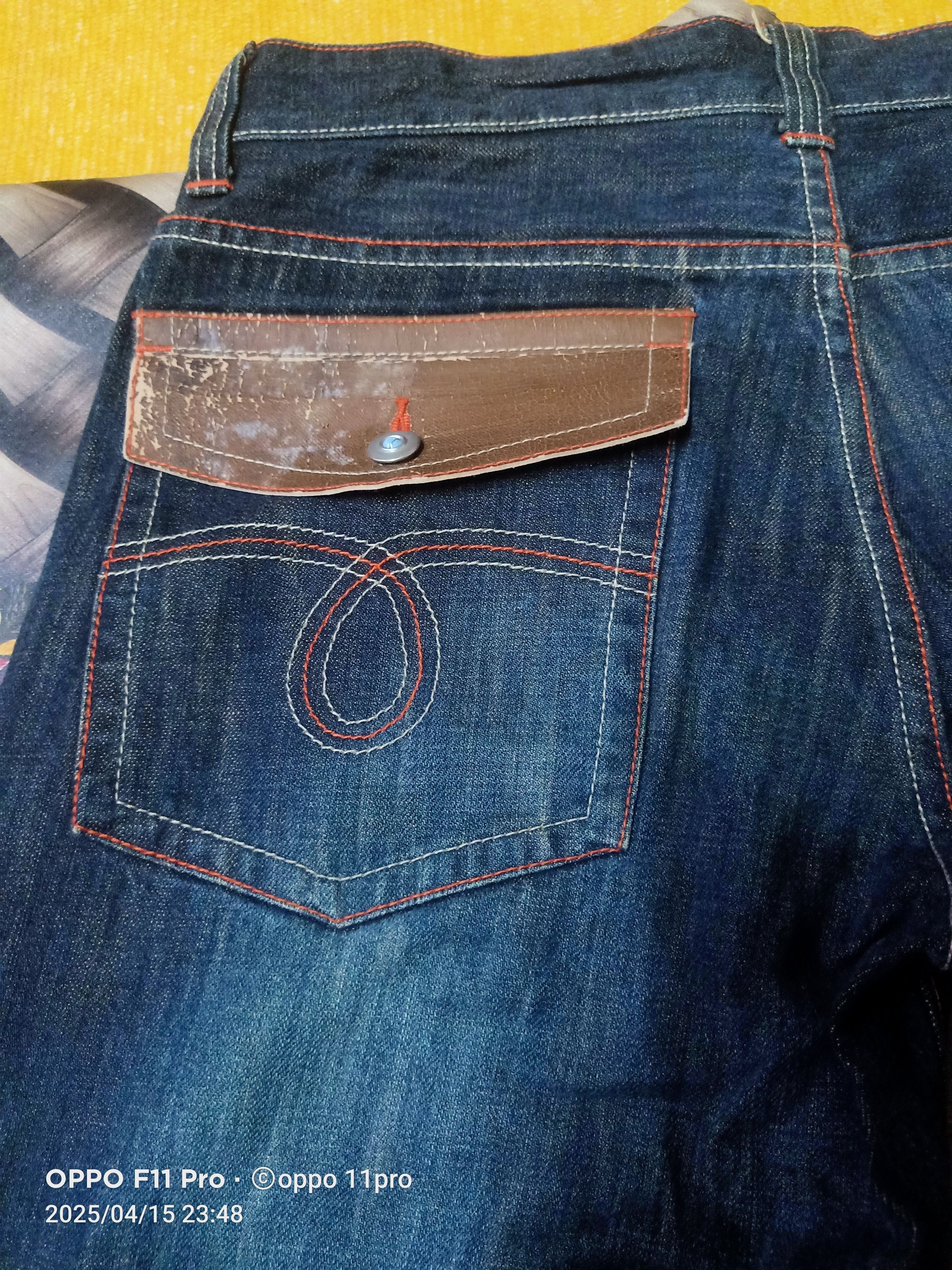 If Six Was Nine × Le Grande Bleu (L.G.B.) Wild Khakis Flare Denim Loose Rise Size US 31 - 19 Thumbnail