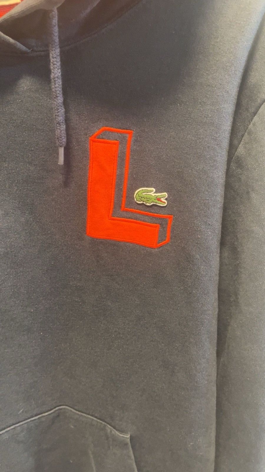 Lacoste Slim fit navy blue hoodie Size US L / EU 52-54 / 3 - 8 Thumbnail