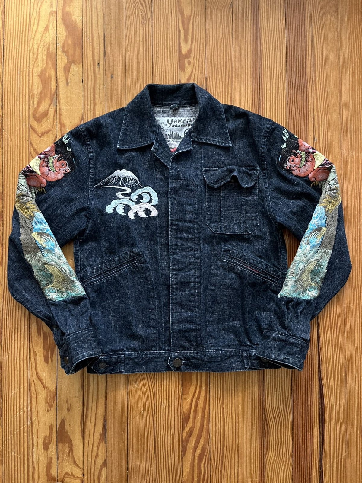 Evisu Vintage Evisu Yamane Embroidered Denim Jacket Selvedge Size US S / EU 44-46 / 1 - 2 Thumbnail