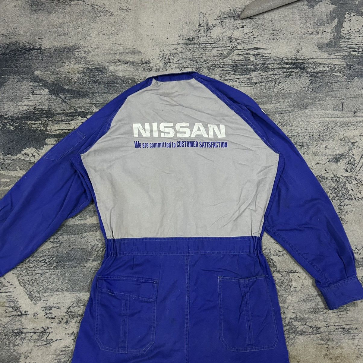 Vintage Vintage Japan MotorSport Nissan Foreman Coveralls Size US 36 / EU 52 - 10 Thumbnail