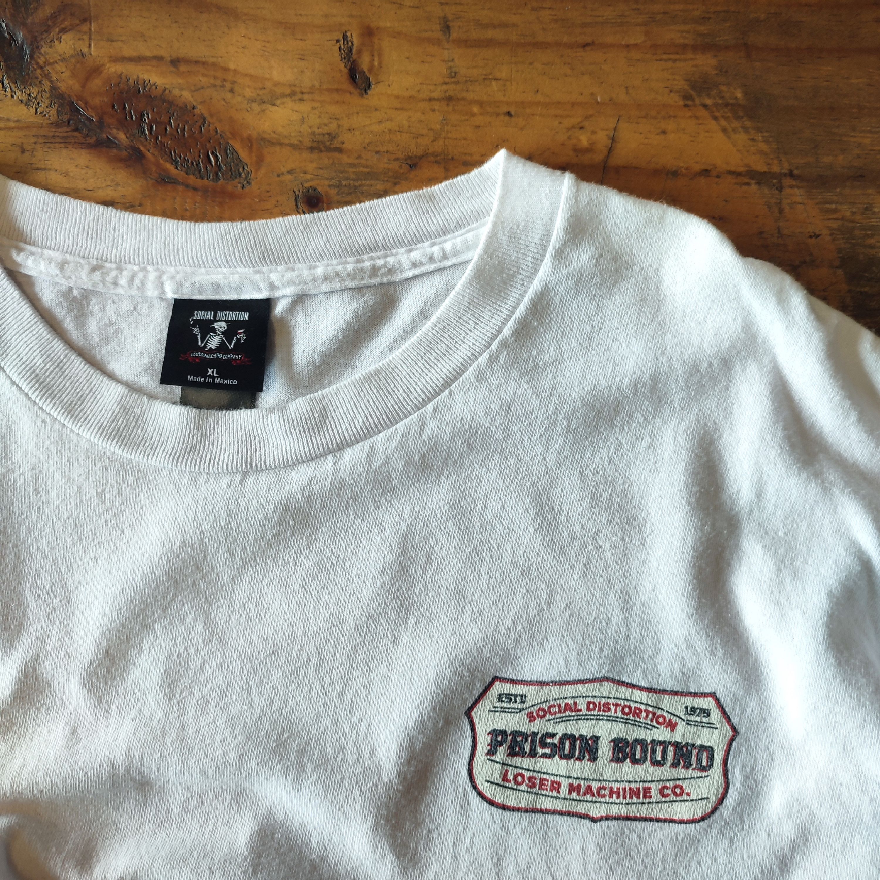 Band Tees × Loser Machine Company Loser Machine x Social Distortion T SHIRT Size US XL / EU 56 / 4 - 5 Thumbnail