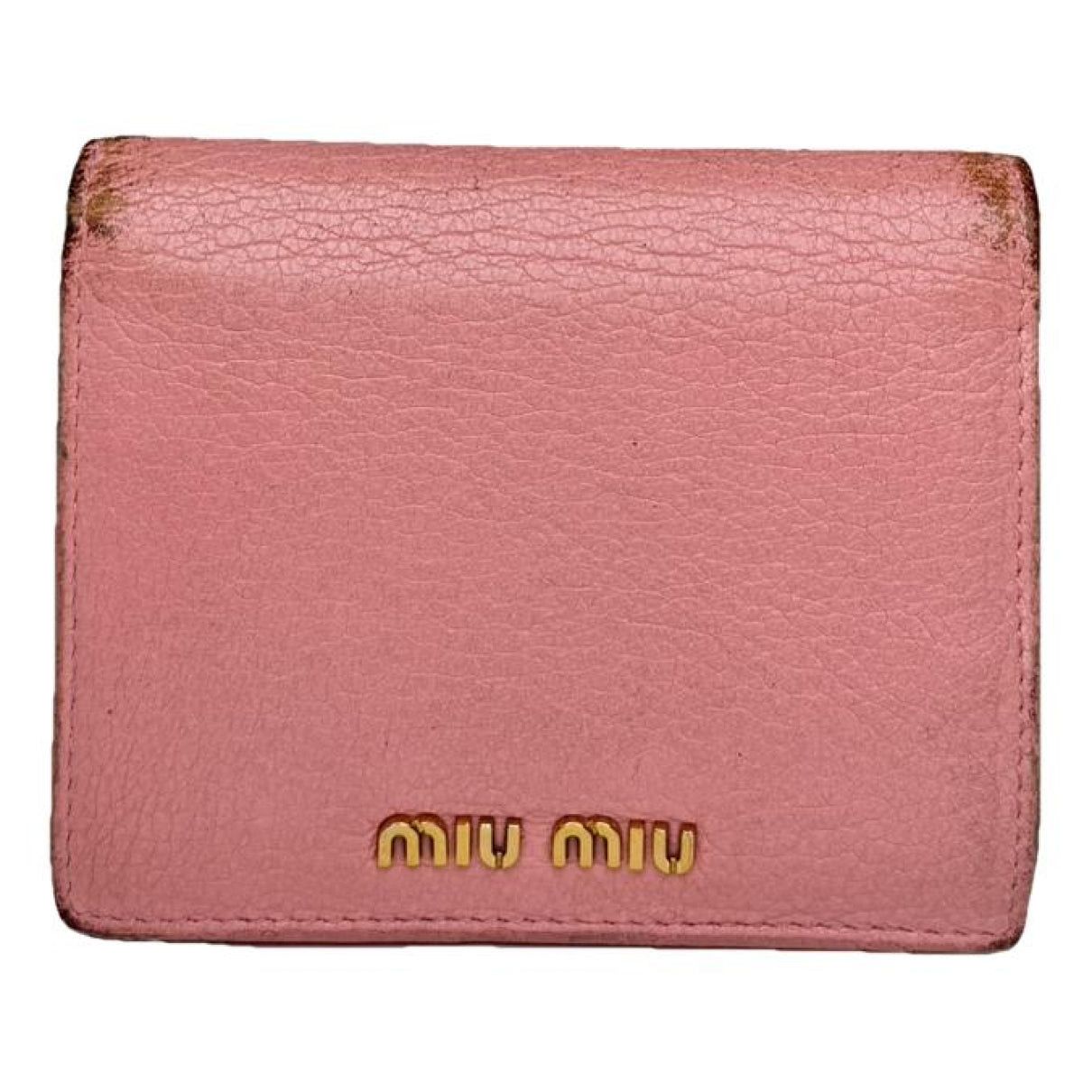 Miu Miu Pink Leather Purse Size ONE SIZE - 1 Thumbnail