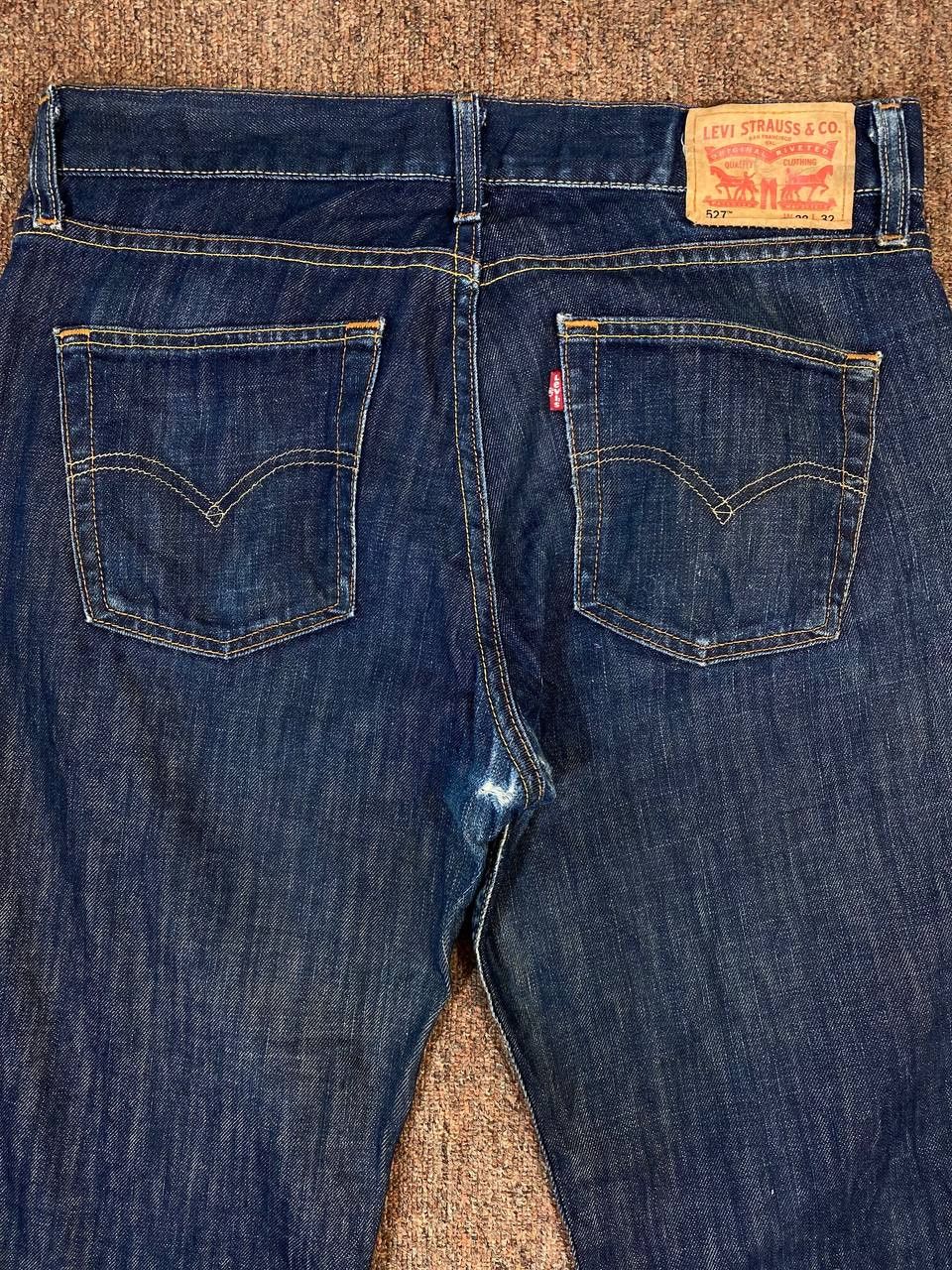 Levi's levis 527 bootcut flare distressed denim nice design Size US 36 / EU 52 - 3 Thumbnail