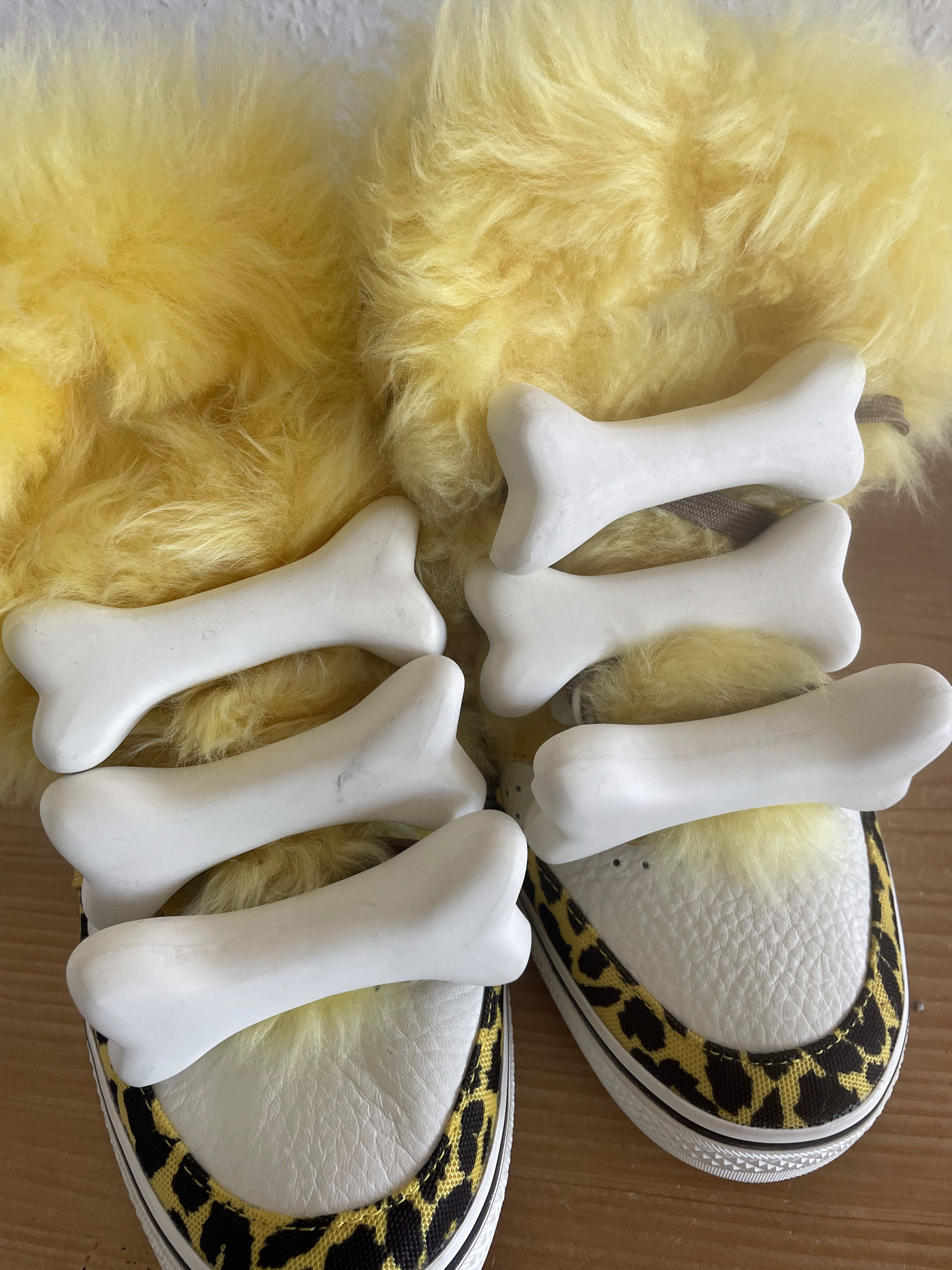 Adidas × Jeremy Scott JS Bones Fur Sneakers Size US 7.5 / EU 40-41 - 8 Thumbnail