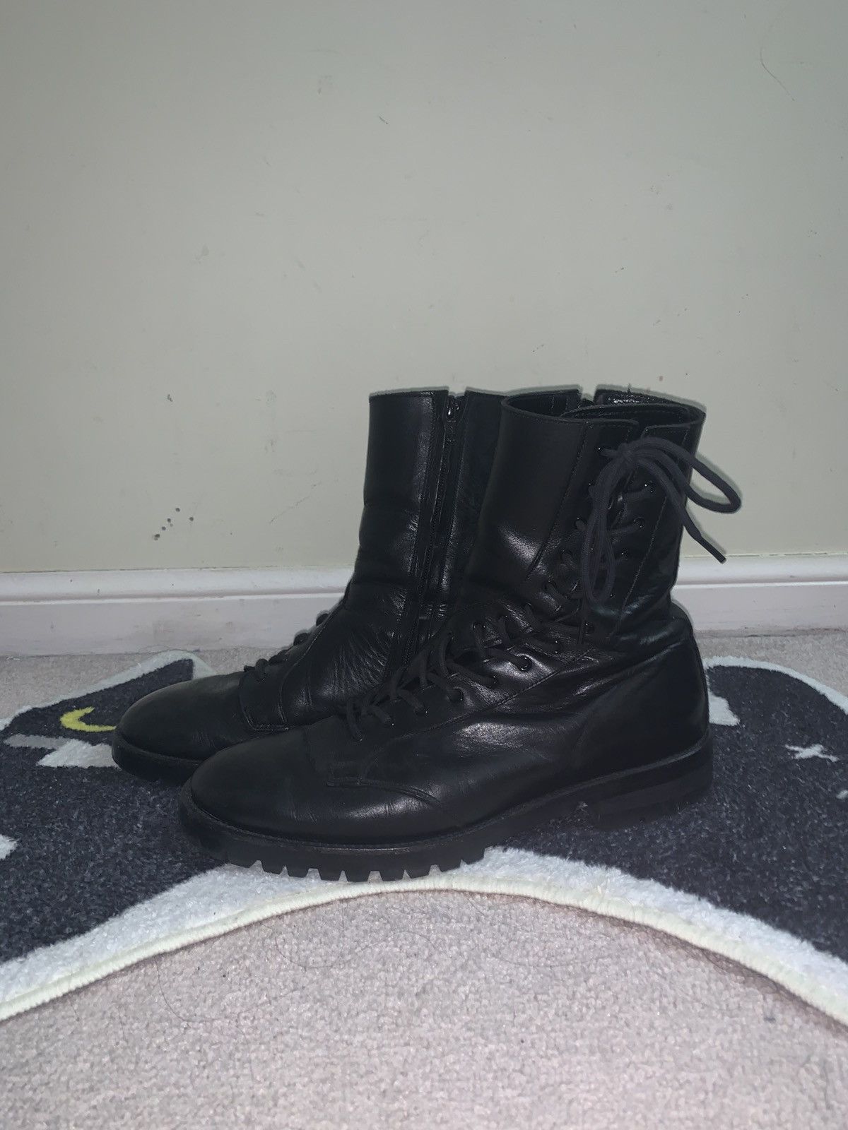 Yohji Yamamoto YYPH Twisted Lace Up Boots Size US 9 / EU 42 - 3 Thumbnail