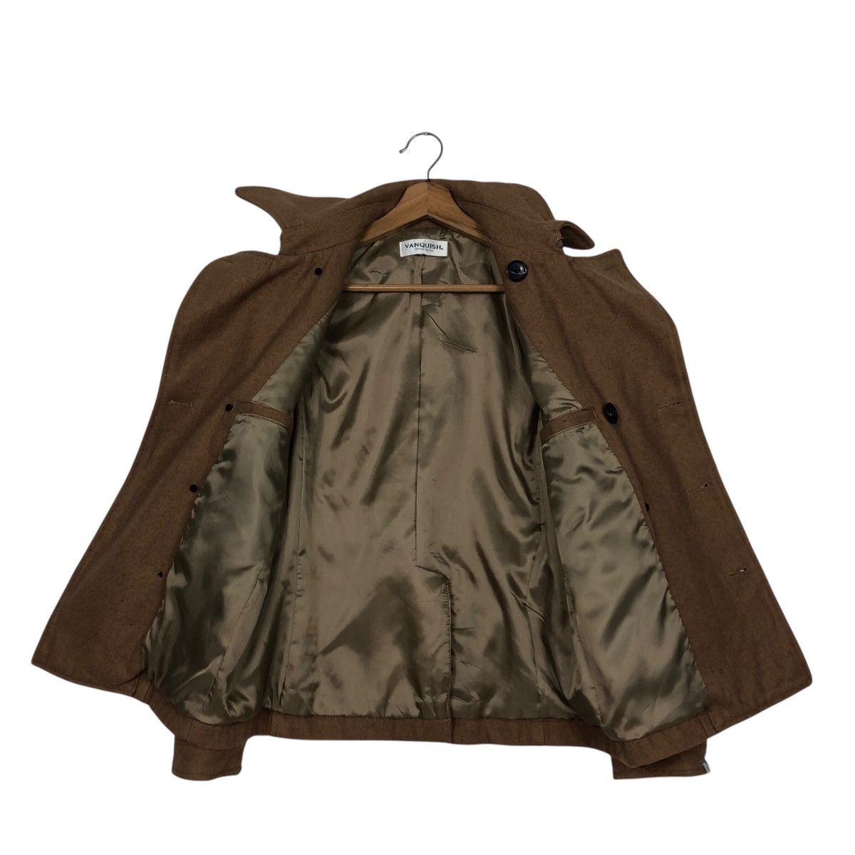 Japanese Brand × Vanquish 📌Vintage Wool Jacket Vanquish Double Breast Issey Miyake Size US S / EU 44-46 / 1 - 14 Thumbnail