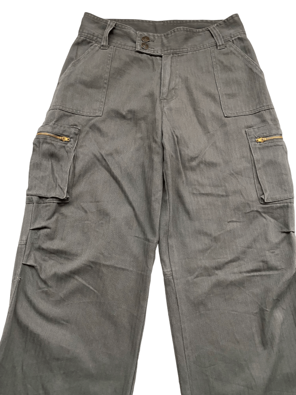 If Six Was Nine Loose Baggy Multipocket Bush Pants Uncle Bob Size 29" - 4 Thumbnail