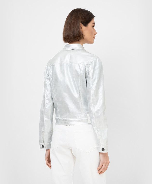 Tom Ford o1y0126 Denim Jacket in Silver Size M / US 6-8 / IT 42-44 - 3 Thumbnail