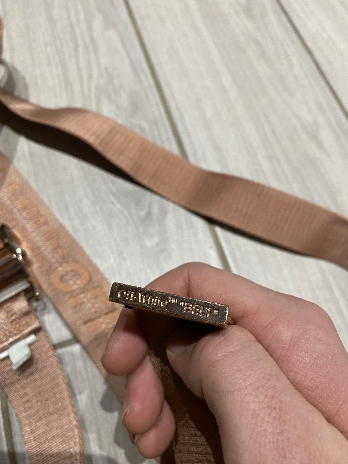 Off-White Off-White Pink Industrial Belt Y2K Size ONE SIZE - 3 Thumbnail