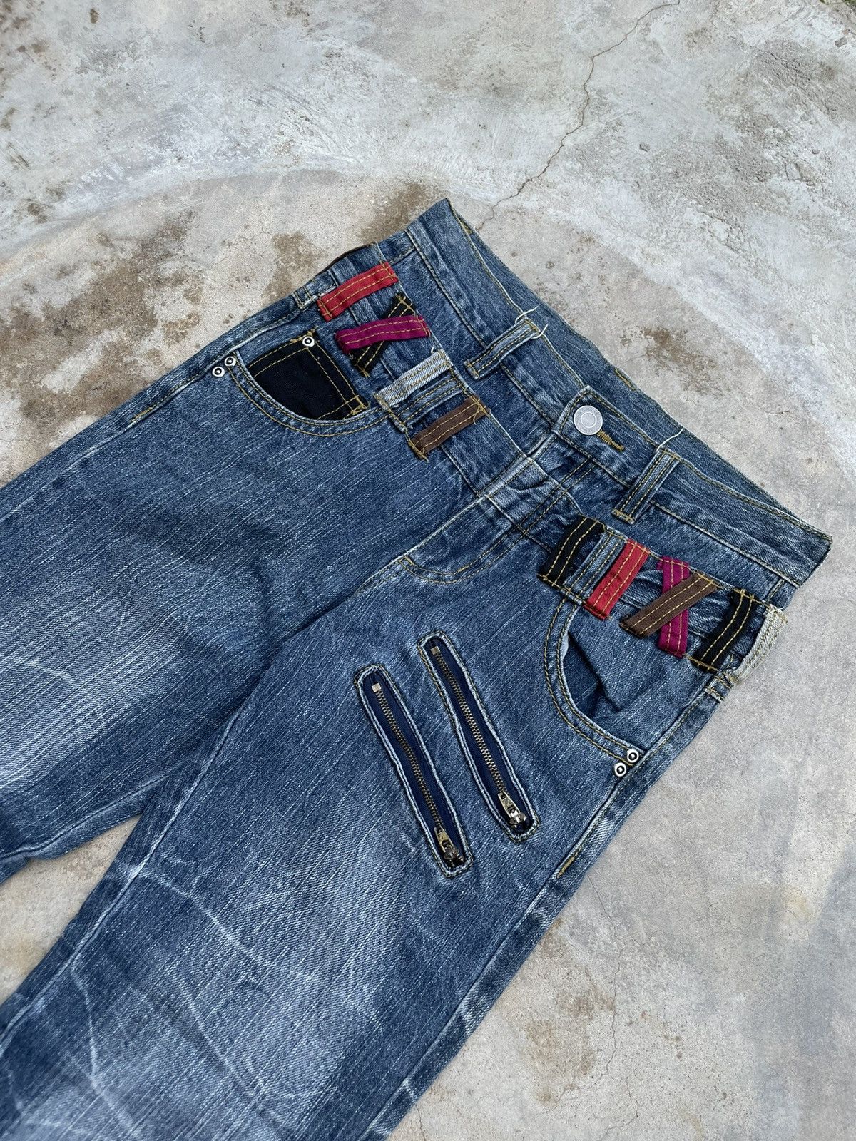 Japanese Brand × Seditionaries Double Waist Acid Wash Denim Jeans Pants Size US 29 - 2 Thumbnail
