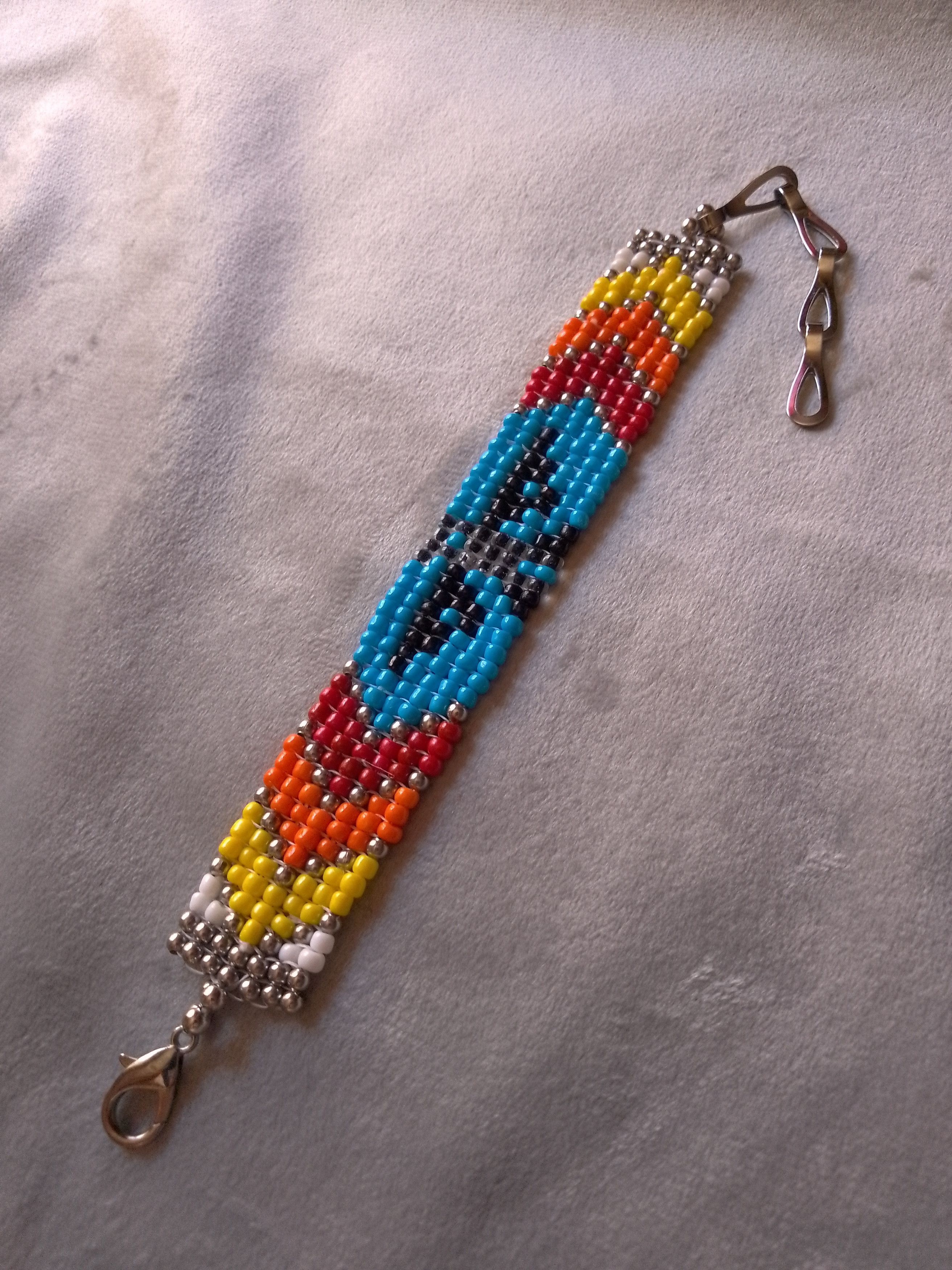 Handmade Ethnic bracelet Native Americans style Size ONE SIZE - 7 Thumbnail