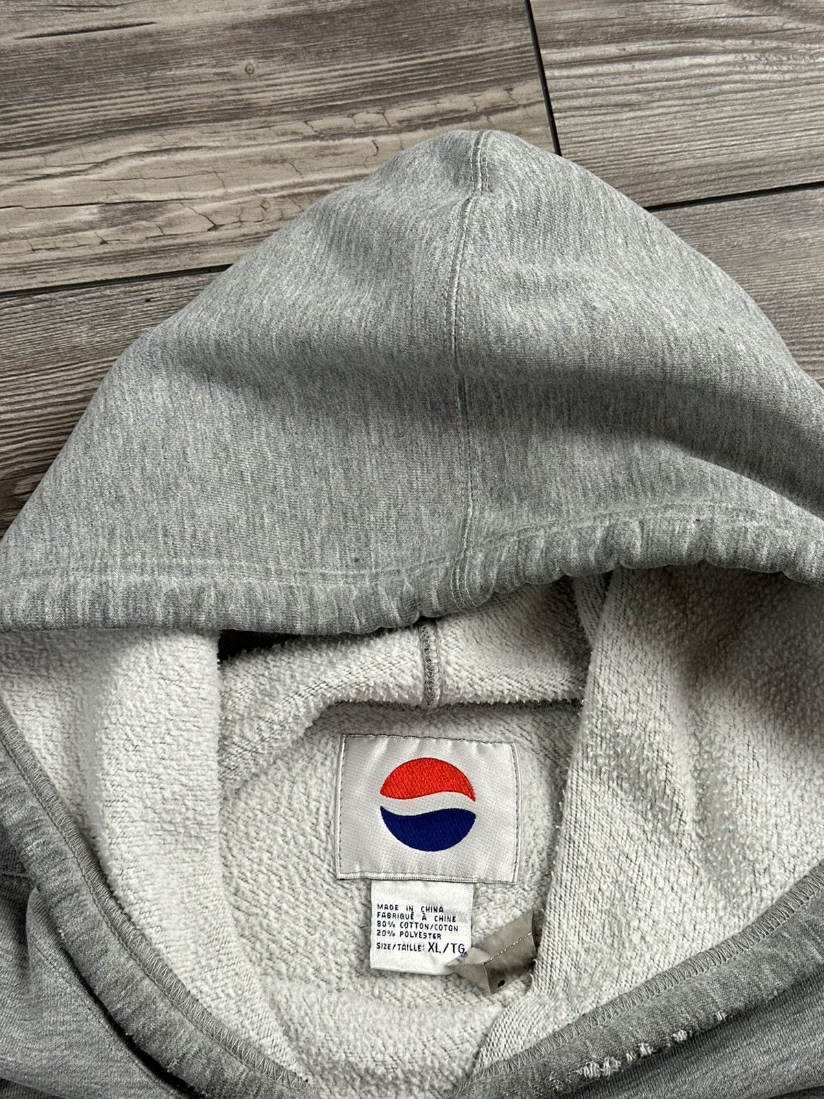 Pepsi × Vintage Vintage 90’s Thrashed Pepsi Hoodie Size US XL / EU 56 / 4 - 9 Thumbnail