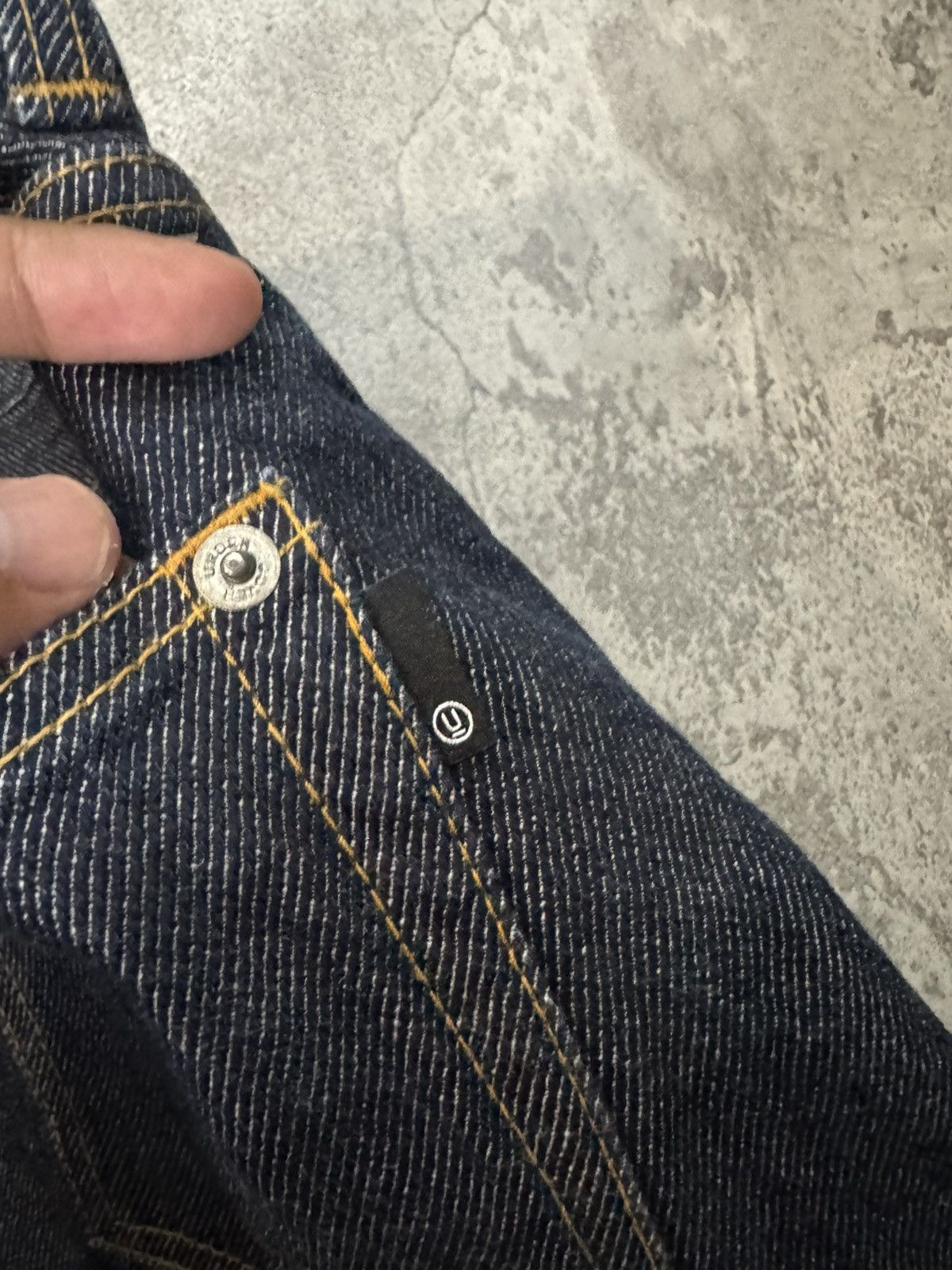 Undercover UNDERCOVER BLUE JEANS WITH CHAIN STITCHING Size US 31 - 8 Thumbnail