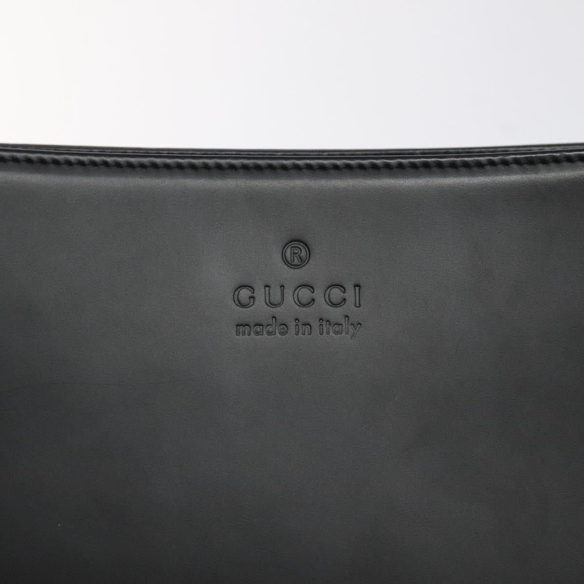 Gucci GUCCI Shoulder Bag Leather Black Silver Size ONE SIZE - 14 Thumbnail