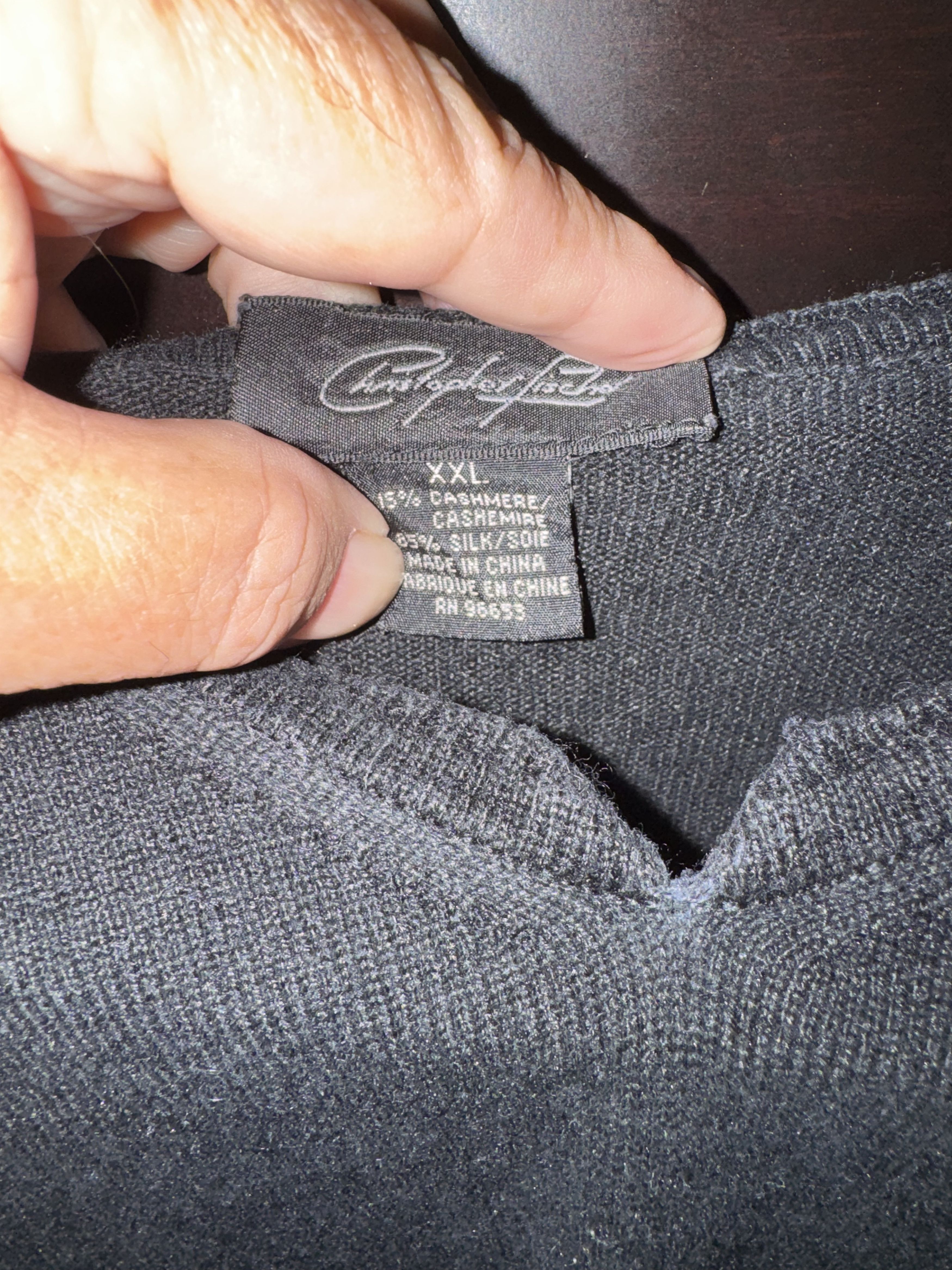Other Christopher Pischer XL Black Sweater Size US XXL / EU 58 / 5 - 4 Thumbnail