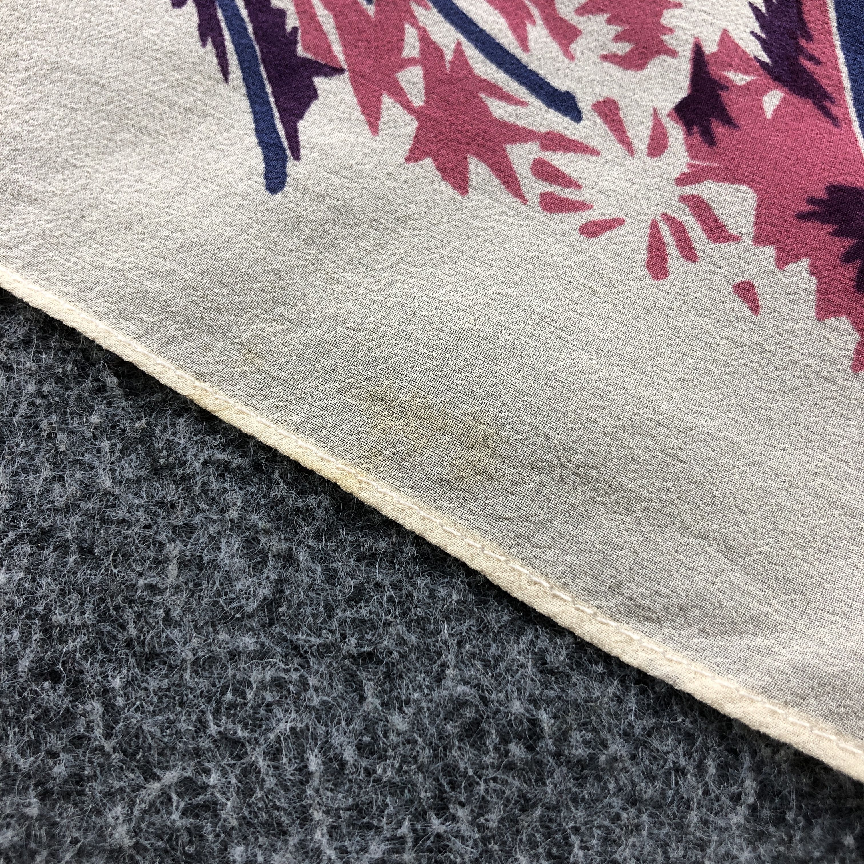Japanese Brand Renata Floral Silk Stole Silk Scarf M1114 Size ONE SIZE - 6 Thumbnail