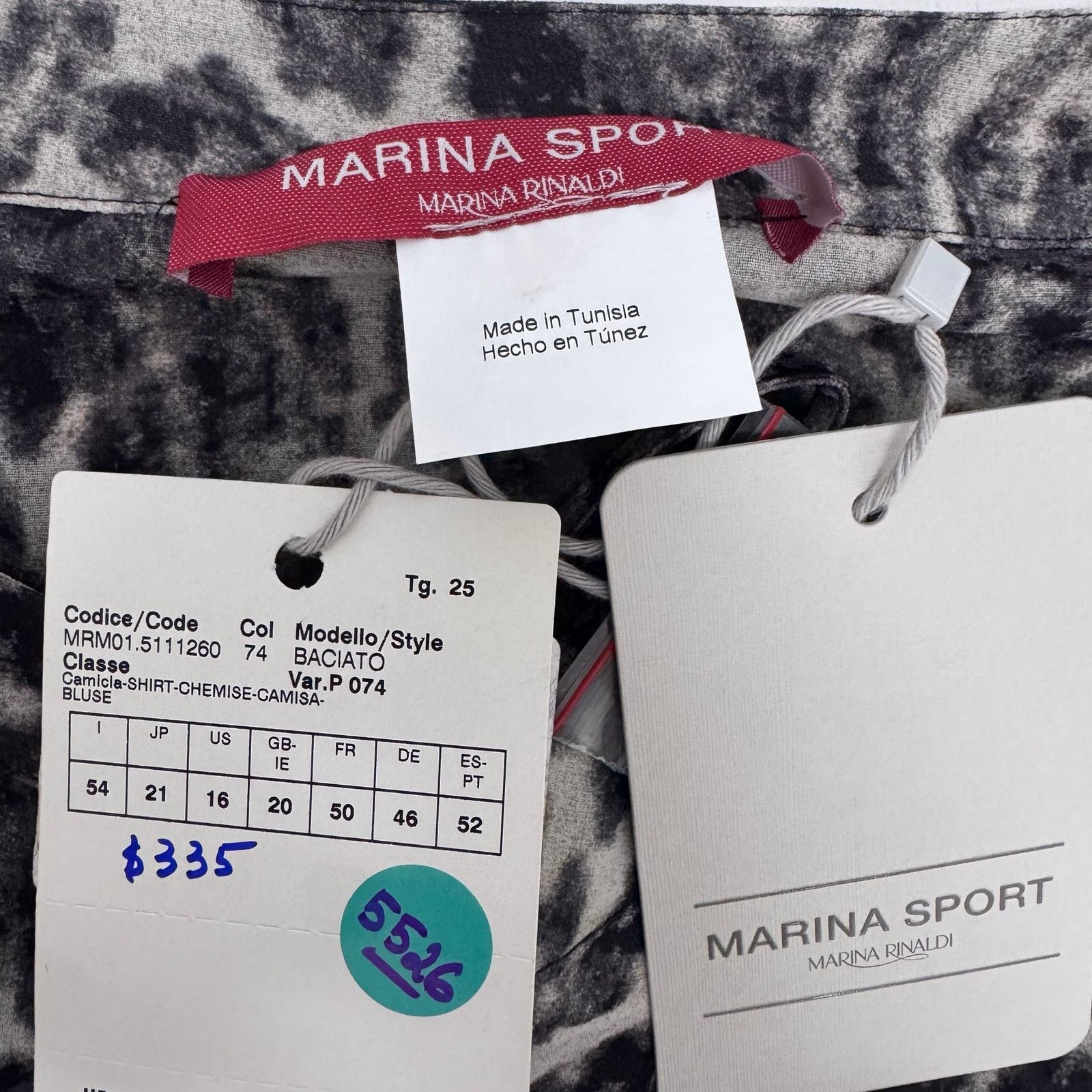 Marina Rinaldi Marina Rinaldi Grey Tunic Top Blouse US 16 Travel Old Money Size XXL / US 16-18 / IT 52-54 - 7 Thumbnail