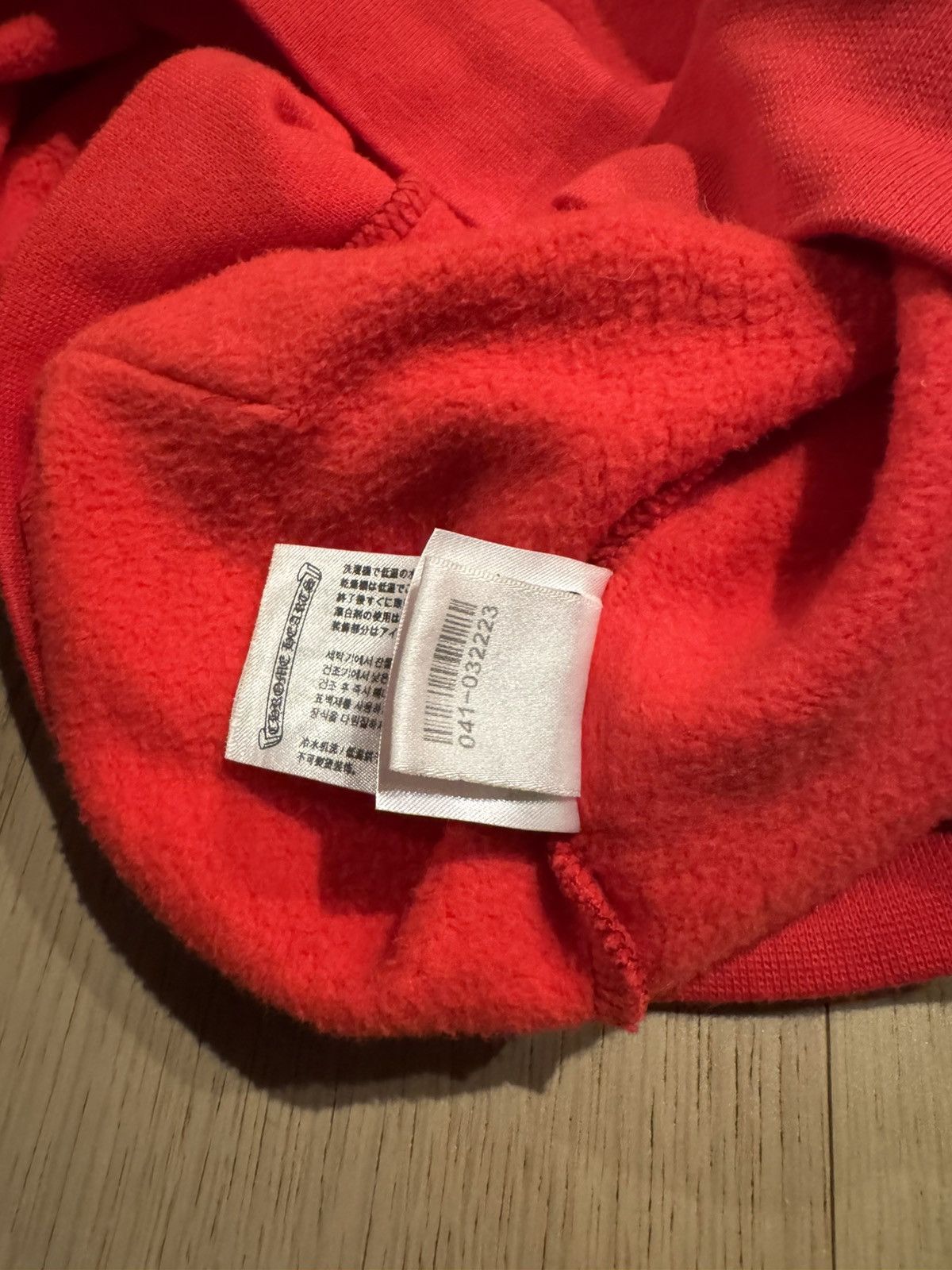 Chrome Hearts Chrome Hearts Red Scroll Hoodie Size US L / EU 52-54 / 3 - 11 Thumbnail