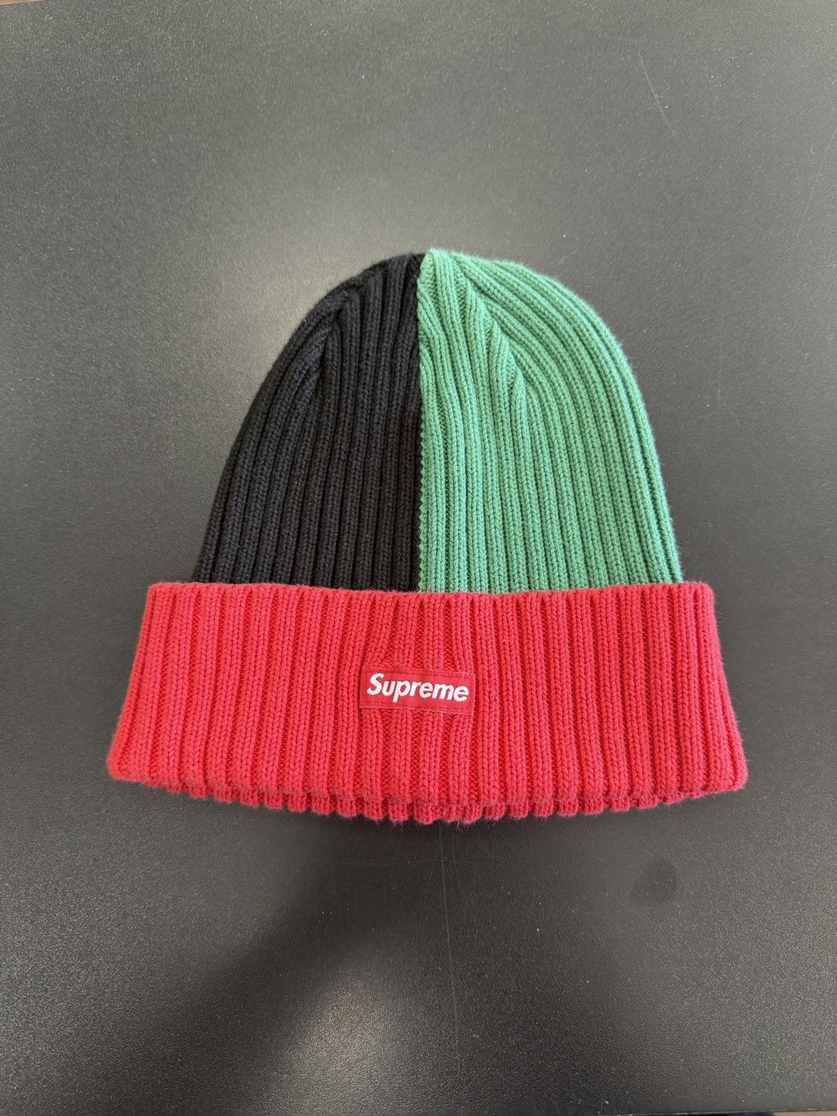 Supreme Supreme overdyed beanie black | Grailed