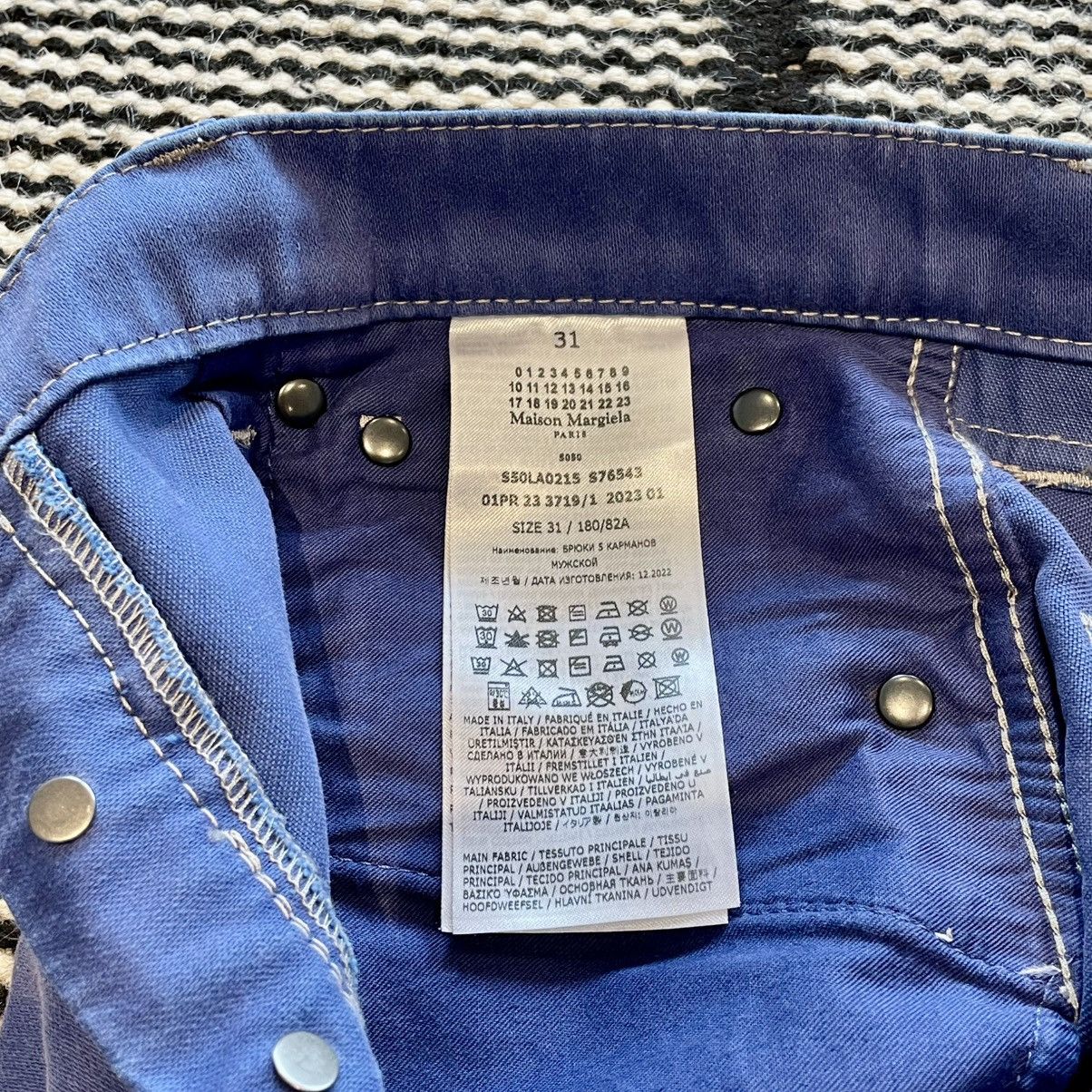 Maison Margiela Maison Margiela stonewashed navy trousers Size US 30 / EU 46 - 6 Thumbnail