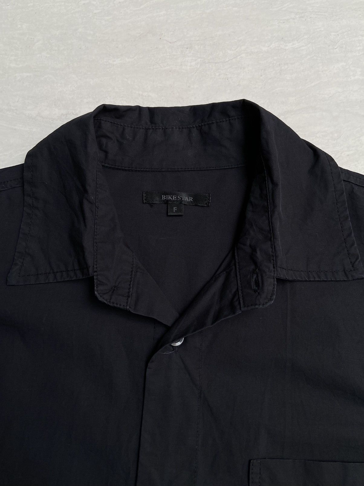Designer × Japanese Brand BIKE STAR Black Shirt Size US XL / EU 56 / 4 - 12 Thumbnail