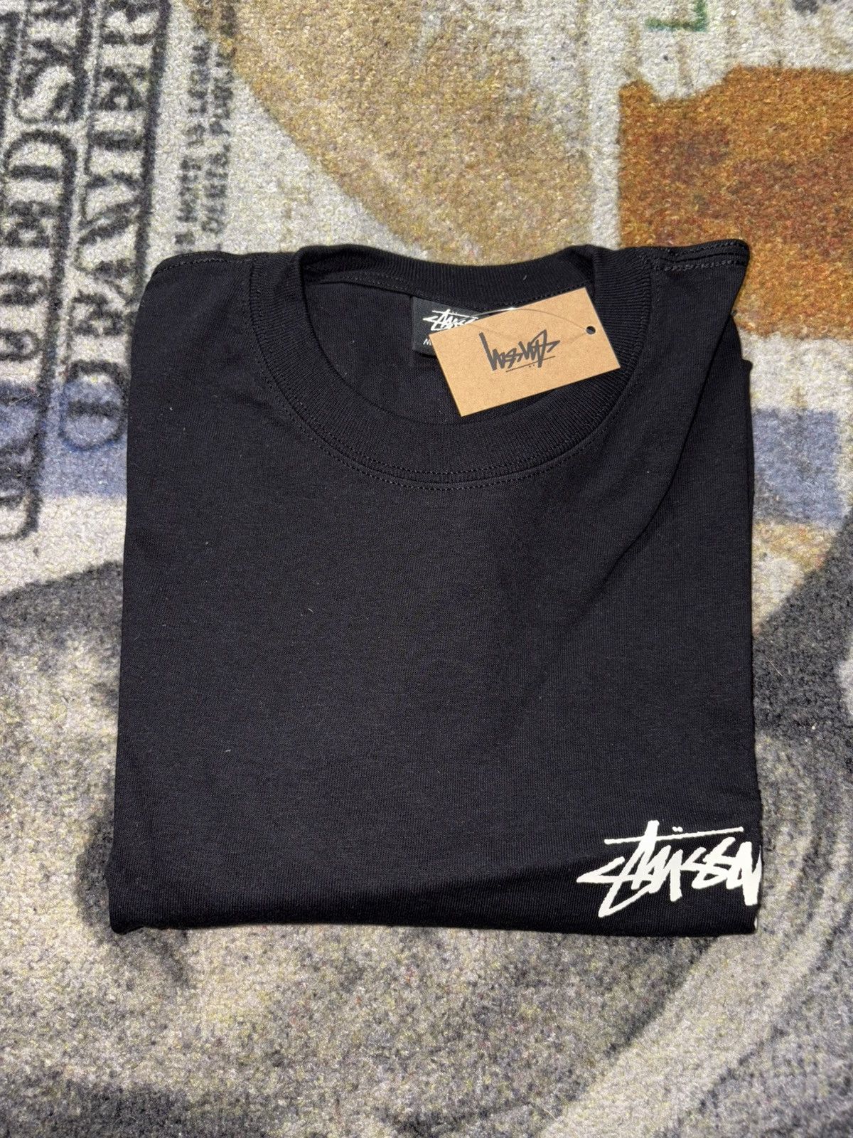 ★送料・関税込★Stussy★ Stock Dog TEE★Black★ 806238_01.jpg.jpeg