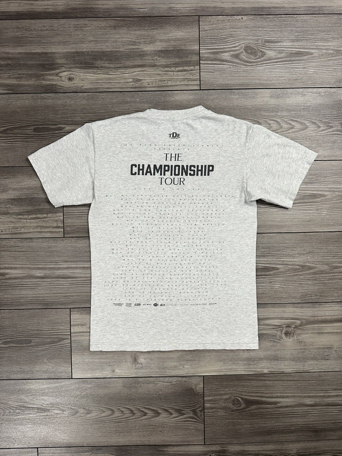 Rap Tees × Top Dawg Entertainment Top Dawg Entertainment Championship Tour T Shirt Size US S / EU 44-46 / 1 - 2 Thumbnail