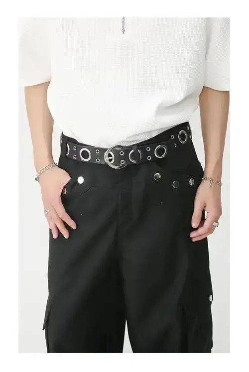 Designer hiphop baggy utility flared cargo pants Size US 34 / EU 50 - 4 Thumbnail