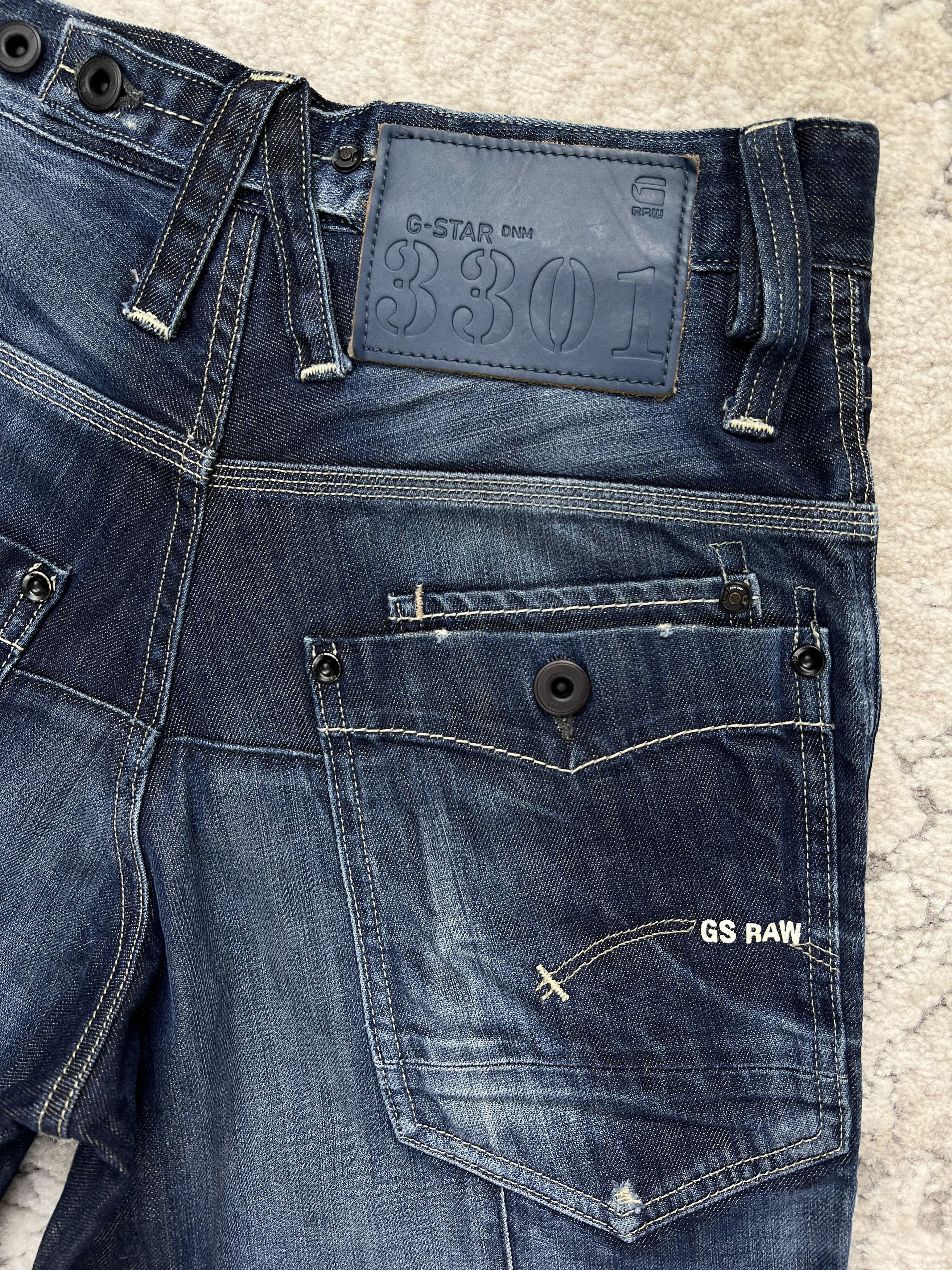 G-Star G-Star RAW 3301 BI Victor Army Loose 1/2 Denim Shorts Size US 27 - 17 Thumbnail