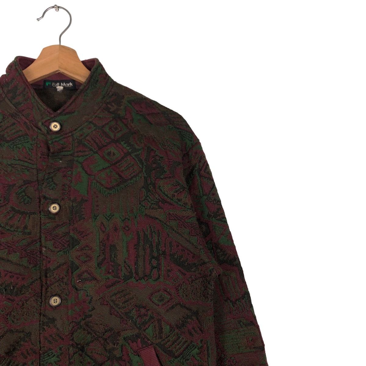 Hysteric Glamour Vintage Cardigan Button Bomber Jacket FullMark Issey Miyake Size US M / EU 48-50 / 2 - 6 Thumbnail
