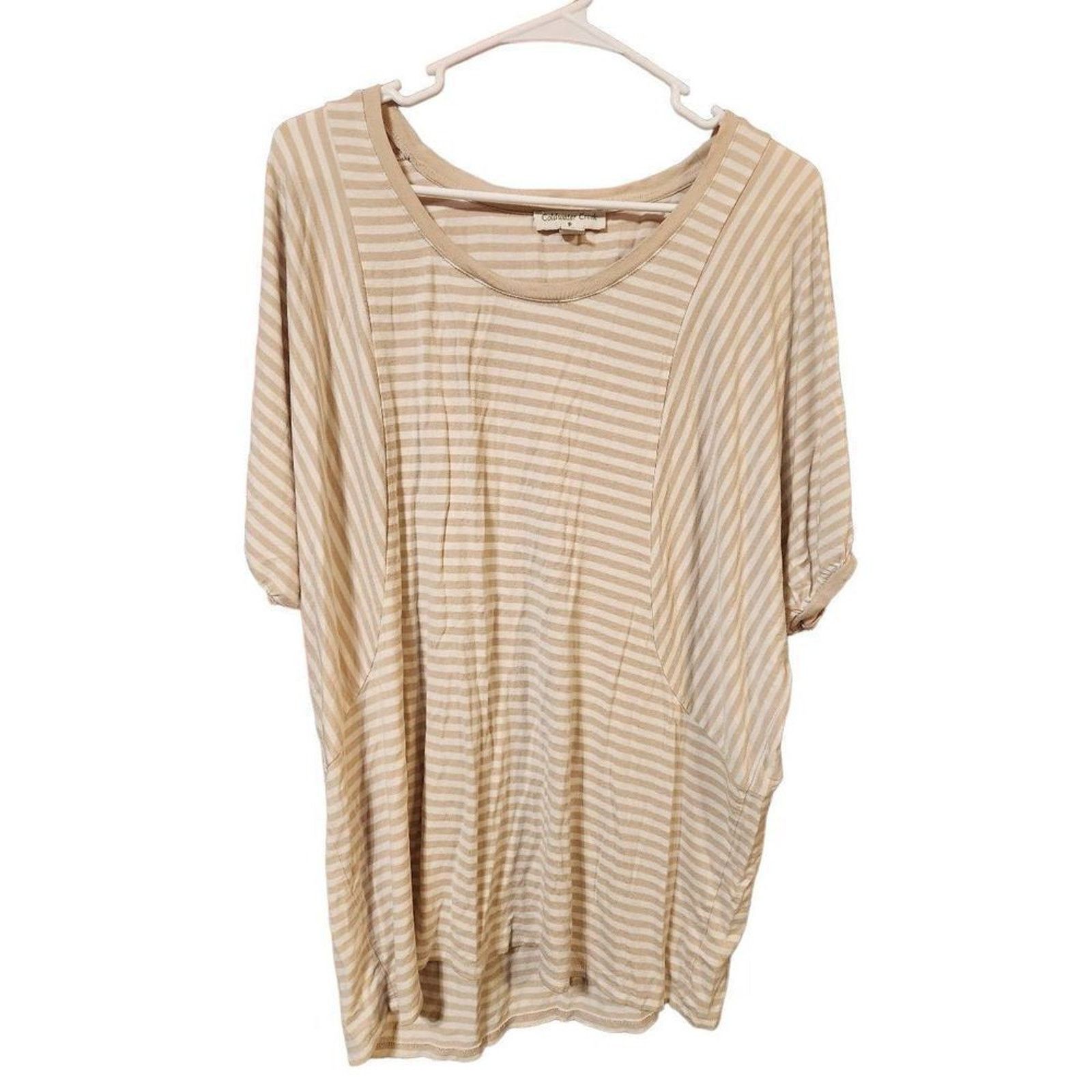 Coldwater Creek Coldwater creek 1X beige top short sleeve Size XL / US 12-14 / IT 48-50 - 1 Thumbnail