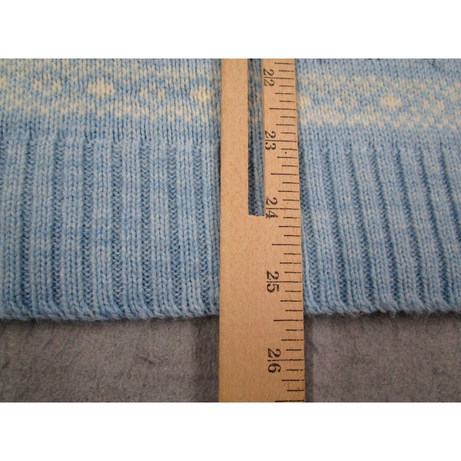 Jantzen VINTAGE Jantzen Sweater Women M Blue Fair Isle Cable Knit Pullover 90s Crew Neck Size M / US 6-8 / IT 42-44 - 7 Thumbnail