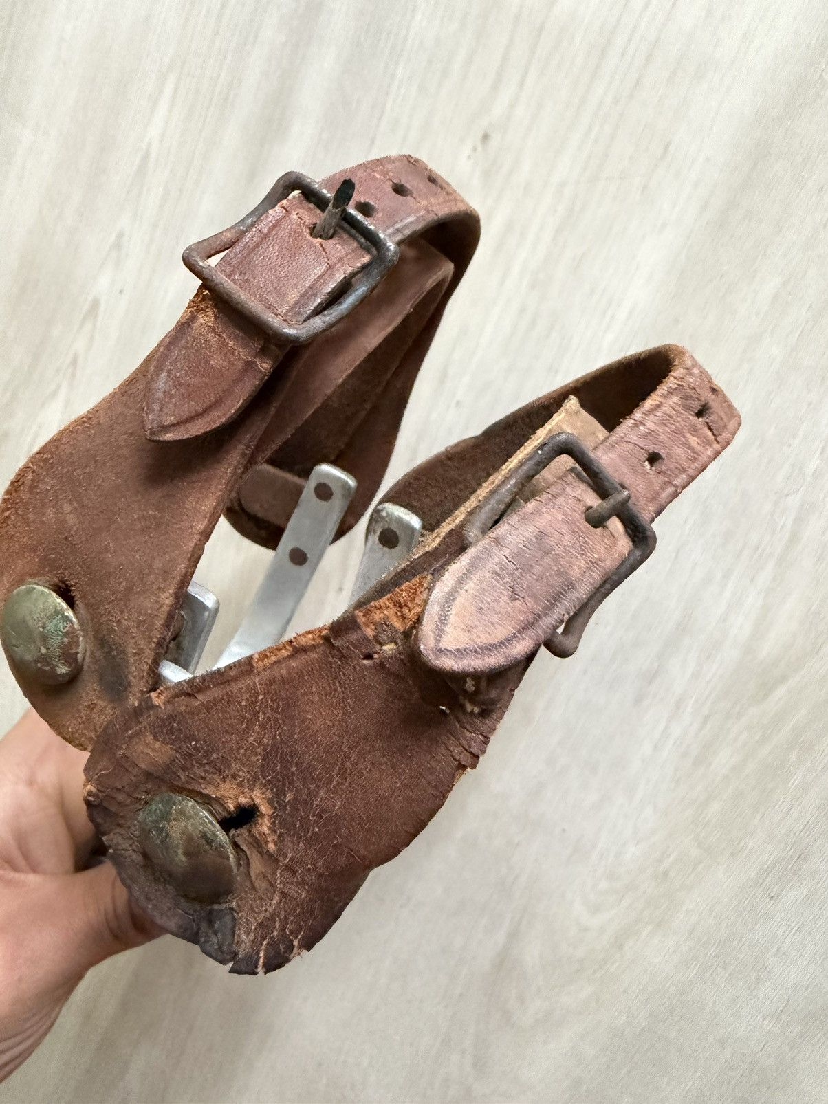 Vintage Vintage Crockett Western Cowboy Spurs Pair Engraved w/ L Size ONE SIZE - 9 Thumbnail