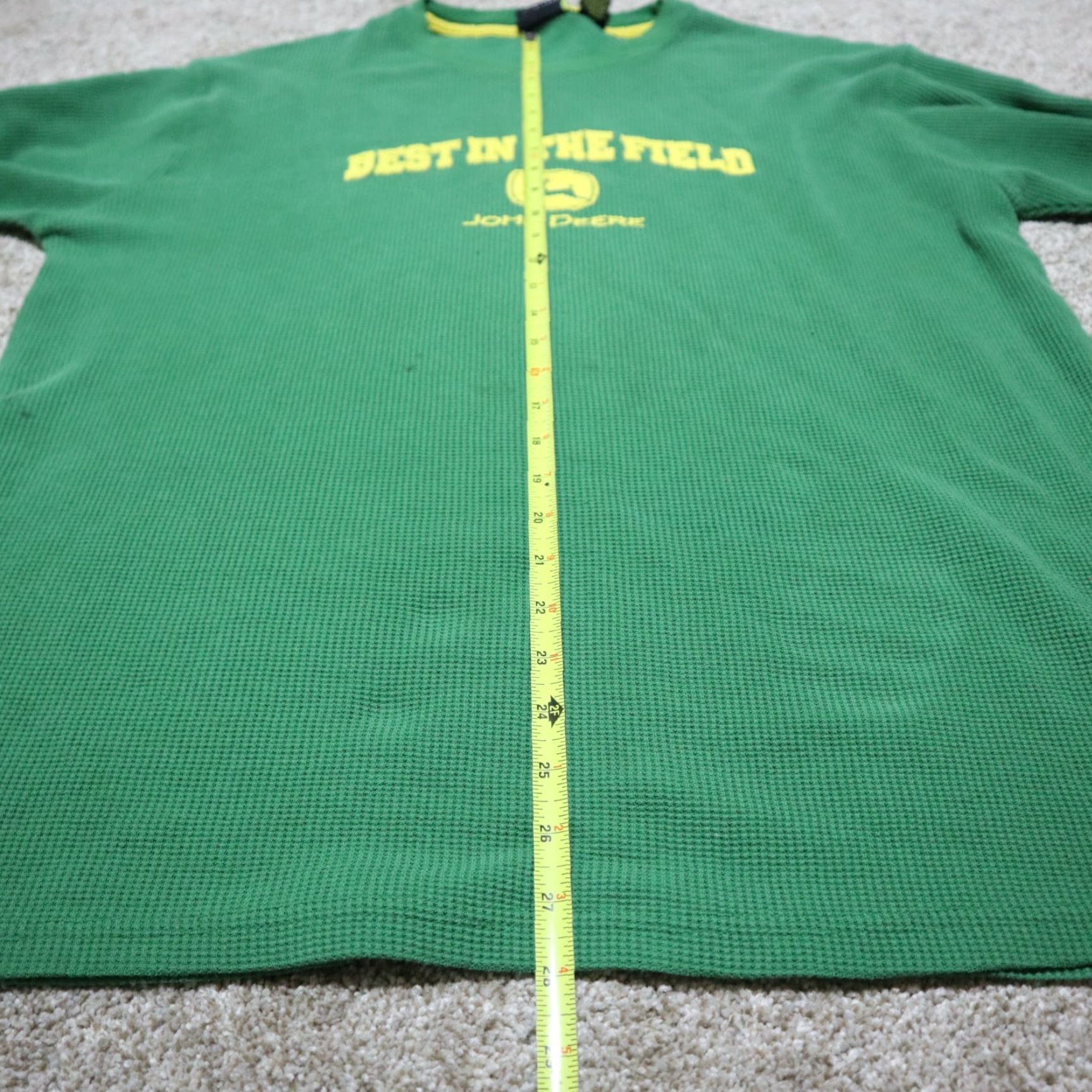 John Deere VINTAGE John Deere Crewneck Sweatshirt Pullover Boys Size L Large Green Logo Best In The Field Mens Size US L / EU 52-54 / 3 - 6 Thumbnail