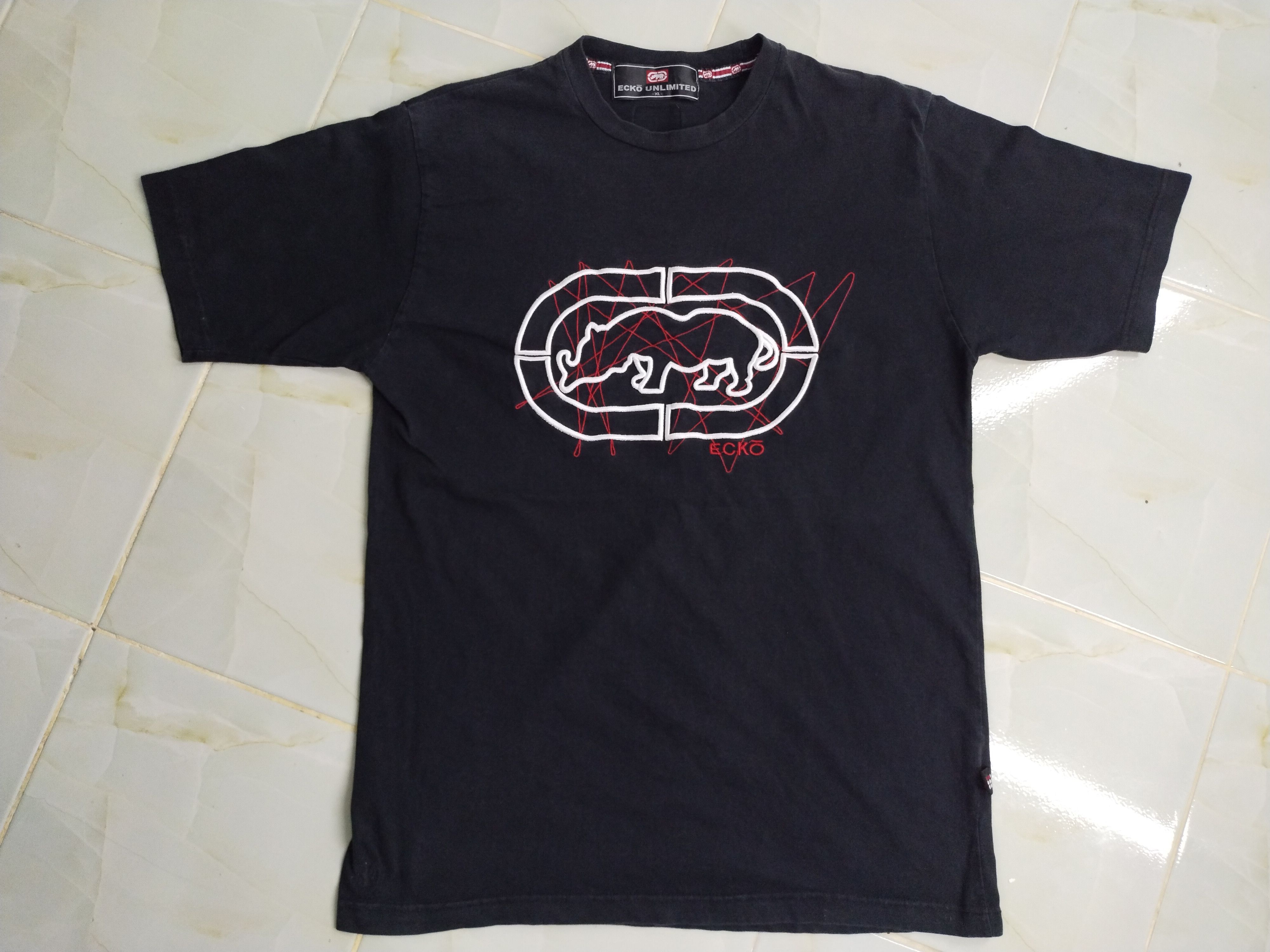 Ecko Unltd. Vintage Ecko Unltd. Embroidered Logo Shirt Tee Rare Size US M / EU 48-50 / 2 - 2 Thumbnail