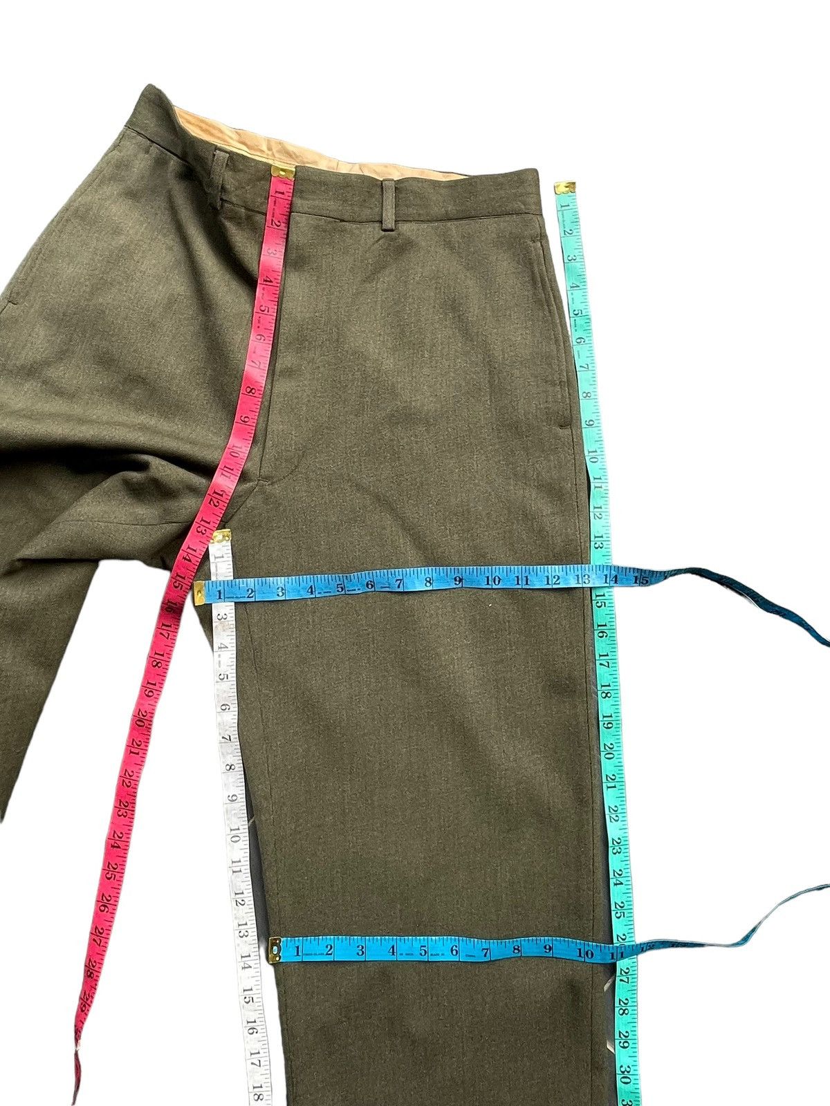 Vintage Vintage 40’s WW ll Usmc Wool Dress Trouser Size US 32 / EU 48 - 16 Thumbnail