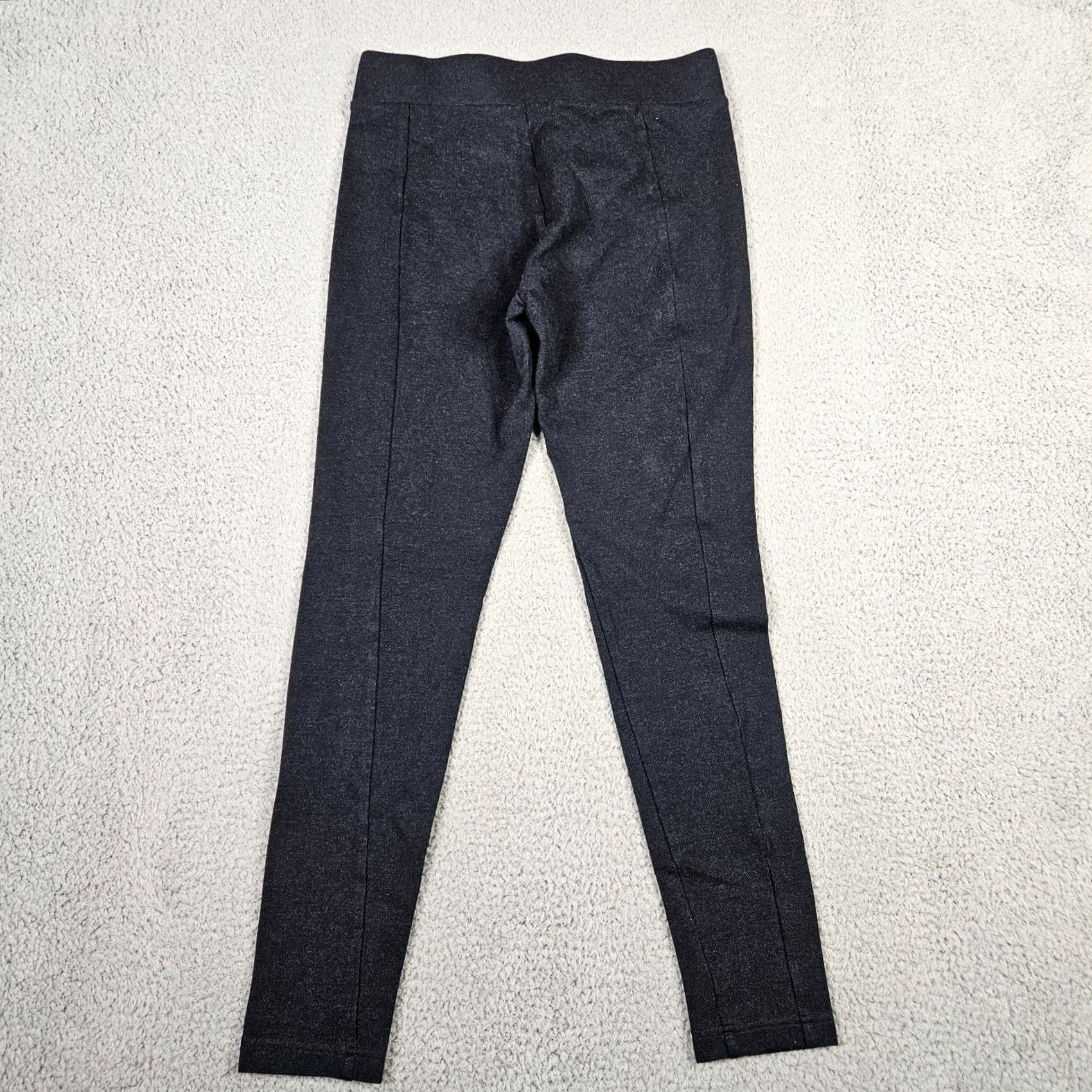Vintage CABI Women's Pull-on Skinny Knit Dark Gray legging Size S Size 28" / US 6 / IT 42 - 2 Thumbnail
