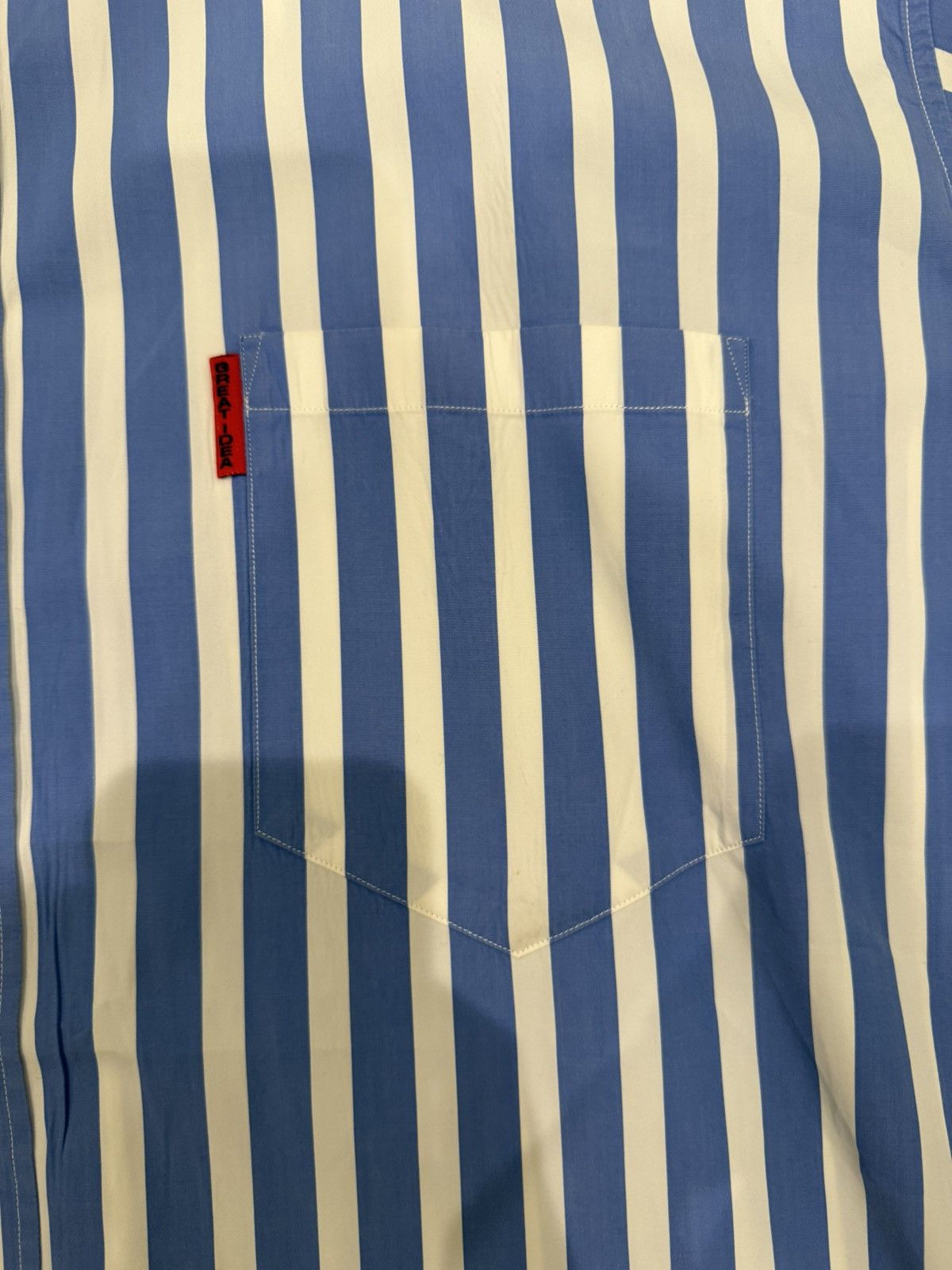 Martine Rose MARTINE ROSE SS18 STRIPED SS BUTTON UP Size US L / EU 52-54 / 3 - 5 Thumbnail