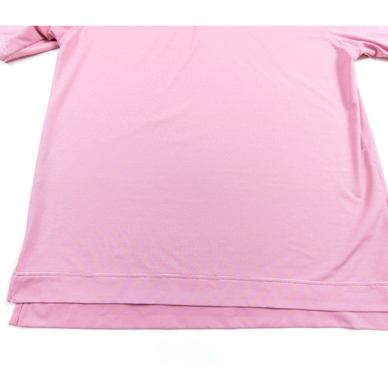 Footjoy FootJoy Men Polo Shirt M Pink Striped Short Sleeve Golf Casual Solid Color Logo Embroidered 2010s Mens Size US M / EU 48-50 / 2 - 4 Thumbnail